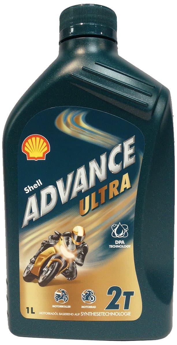 Shell Advance Ultra 2 Engine Oil, 1 L, 22.10 x 11.70 x 22.10