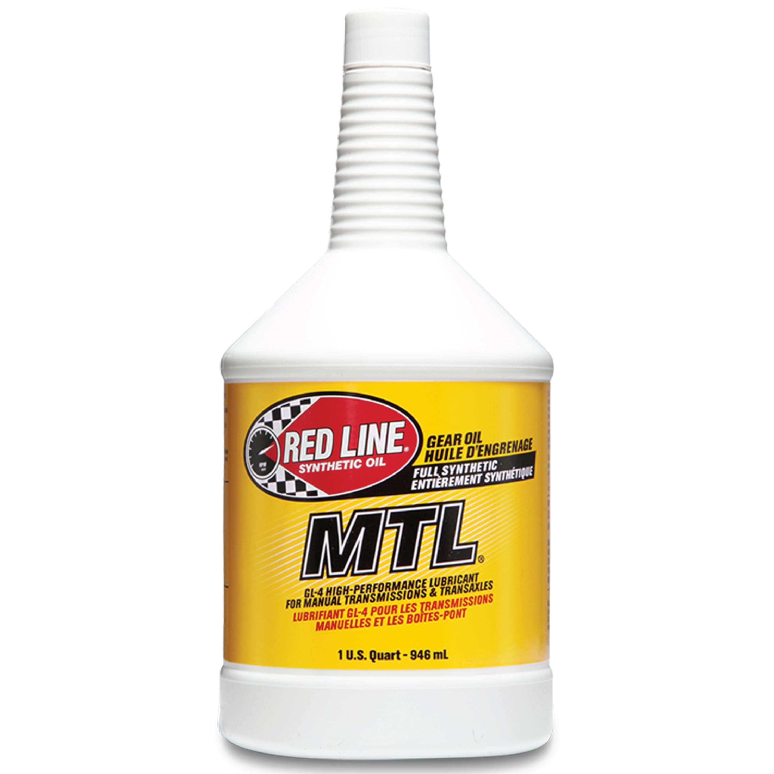 Red Line (50204) SAE 75W80 API GL-4 Manual Transmission and Transaxle Lubricant - 1 Quart (Pack of 2)