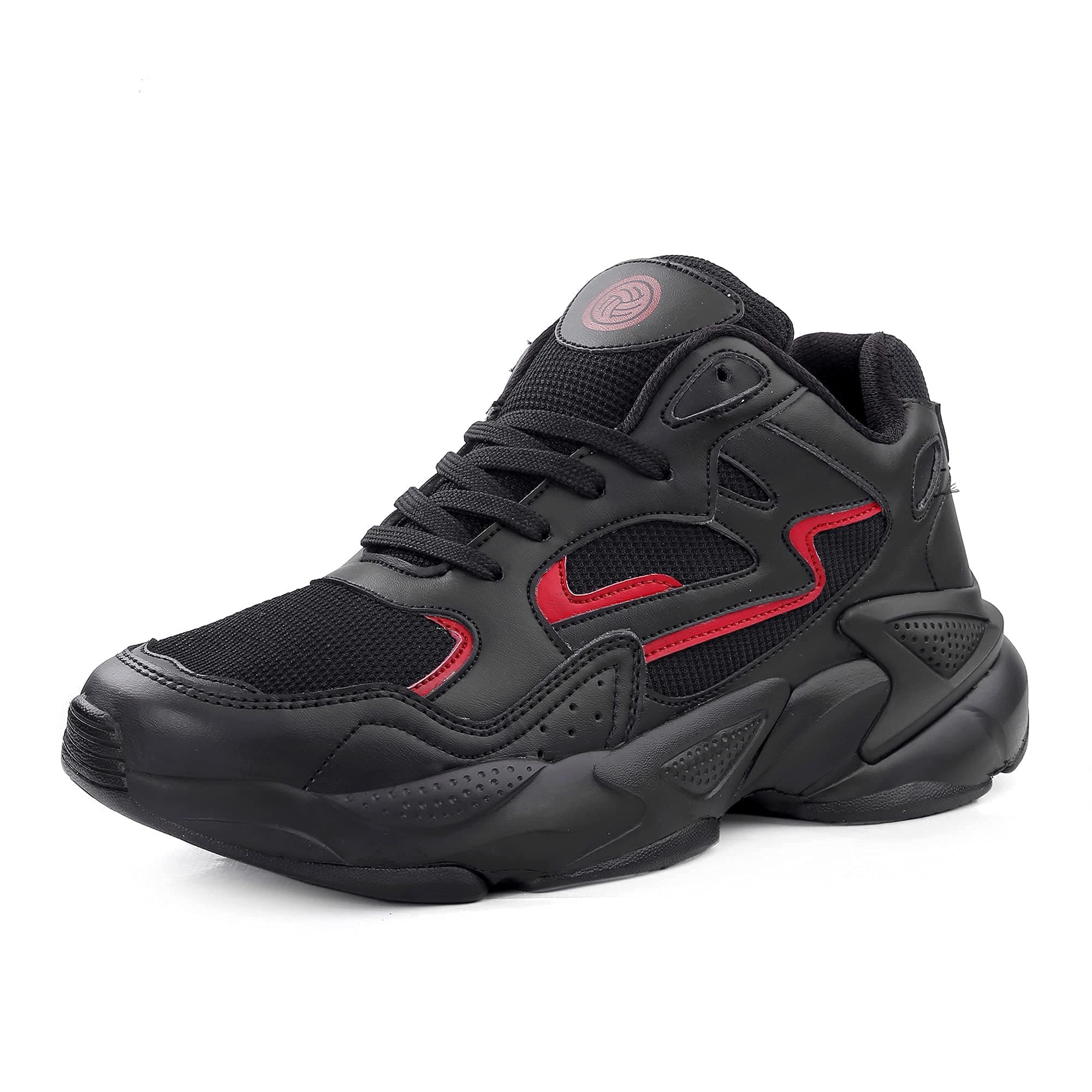 Men Lace Up Running Shoes