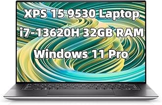 NewDell XPS 15 9530 Business Laptop 15.6 inch FHD+ Screen_Intel i7-13620H 32GB RAM 1TB SSD_Intel_ Arc A370M Graphics Webcam USB Type-C Backlit Keyboard Fingerprint Reader WiFi Thunderbolt 4 Win 11 Pro
