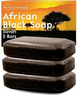 3-Pack Organic Soap Bar 4oz each Set - 100% Vegan Cold Process Body Wash Scented Premium Essential Handmade Soap - Natural Soaps for Men Women, Face, Body - African Black