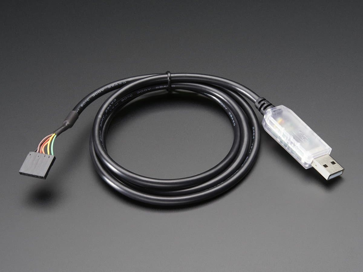 Adafruit FTDI Serial TTL-232 USB Cable [ADA70]