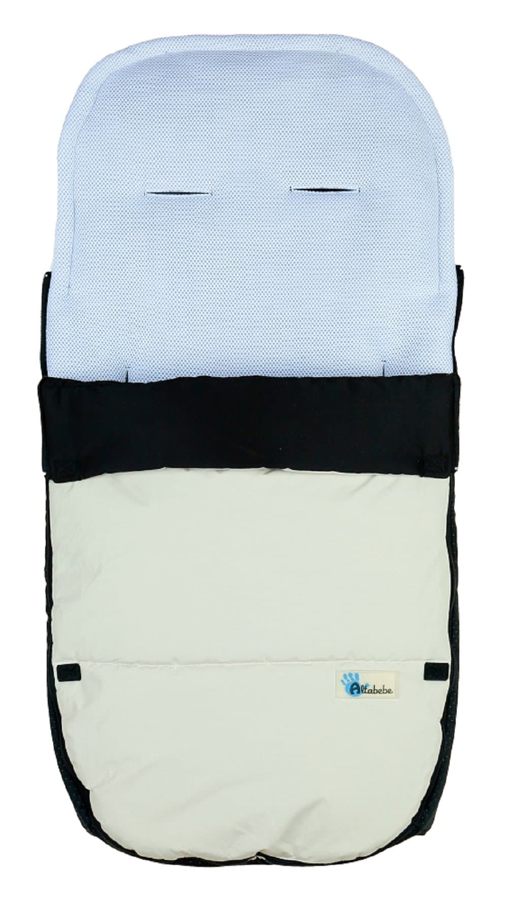 AltaBeBeFootmuff with Sympatex Fabric (Beige/White)