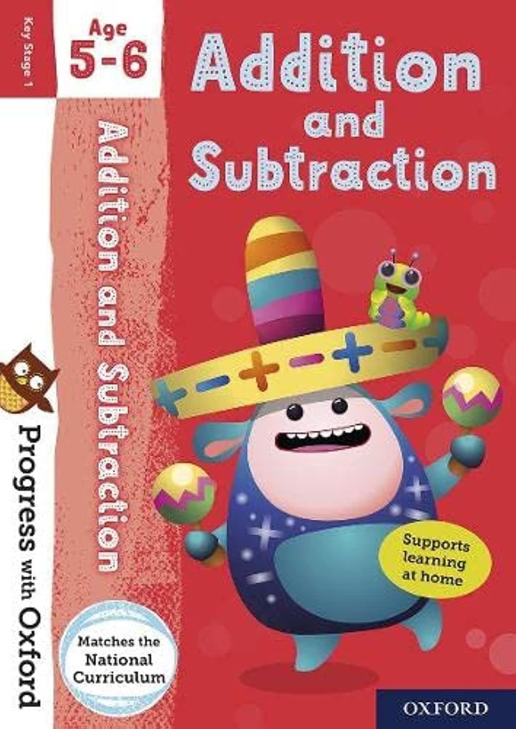 Progress With Oxford: Addition and Subtraction | Early Learning | Activity Books for Kids | Age 5-6