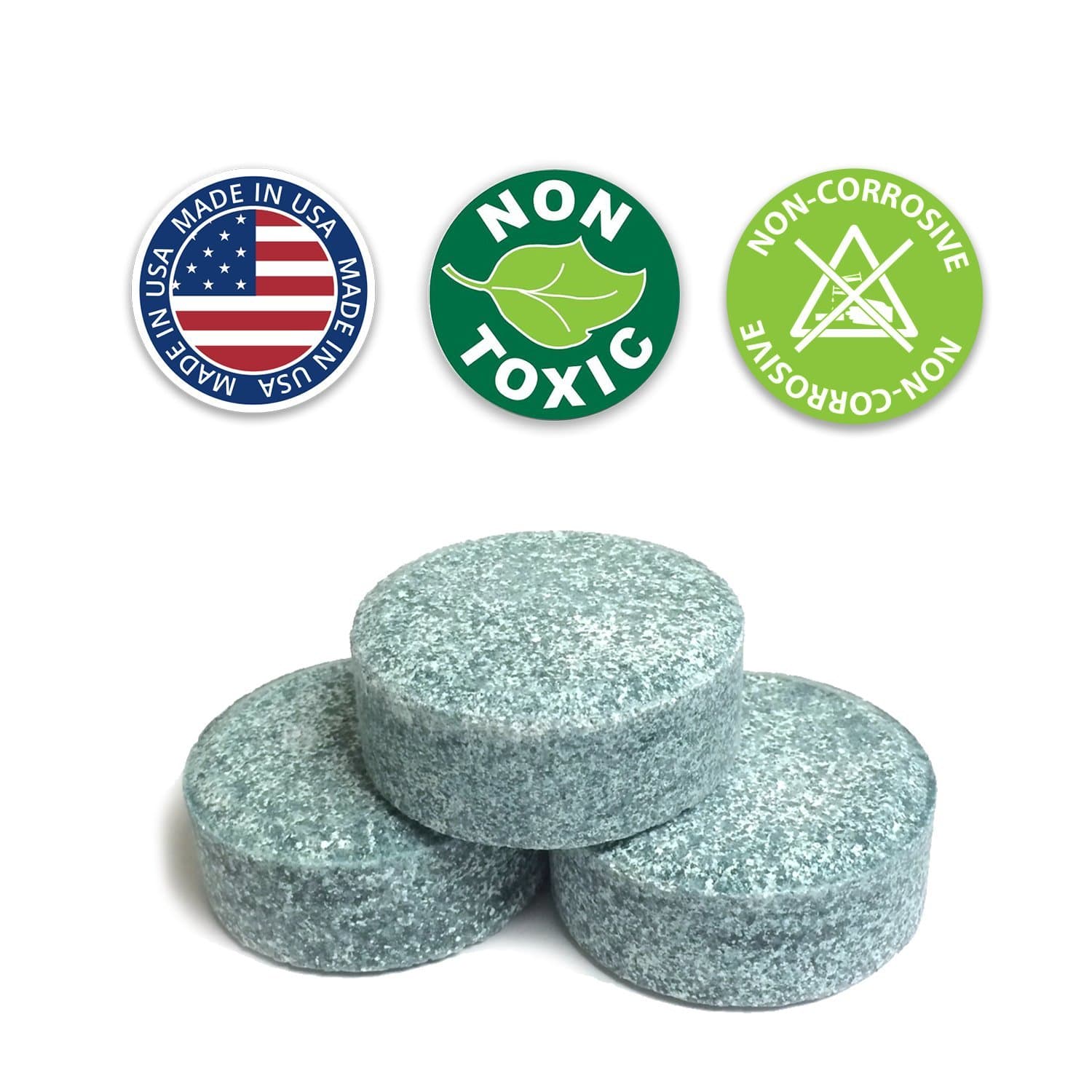 Urinal Cakes (12 Count Box of Urinal Deodorizer Blocks) - Non-para Formula - Men's Designer Fragrance Infused