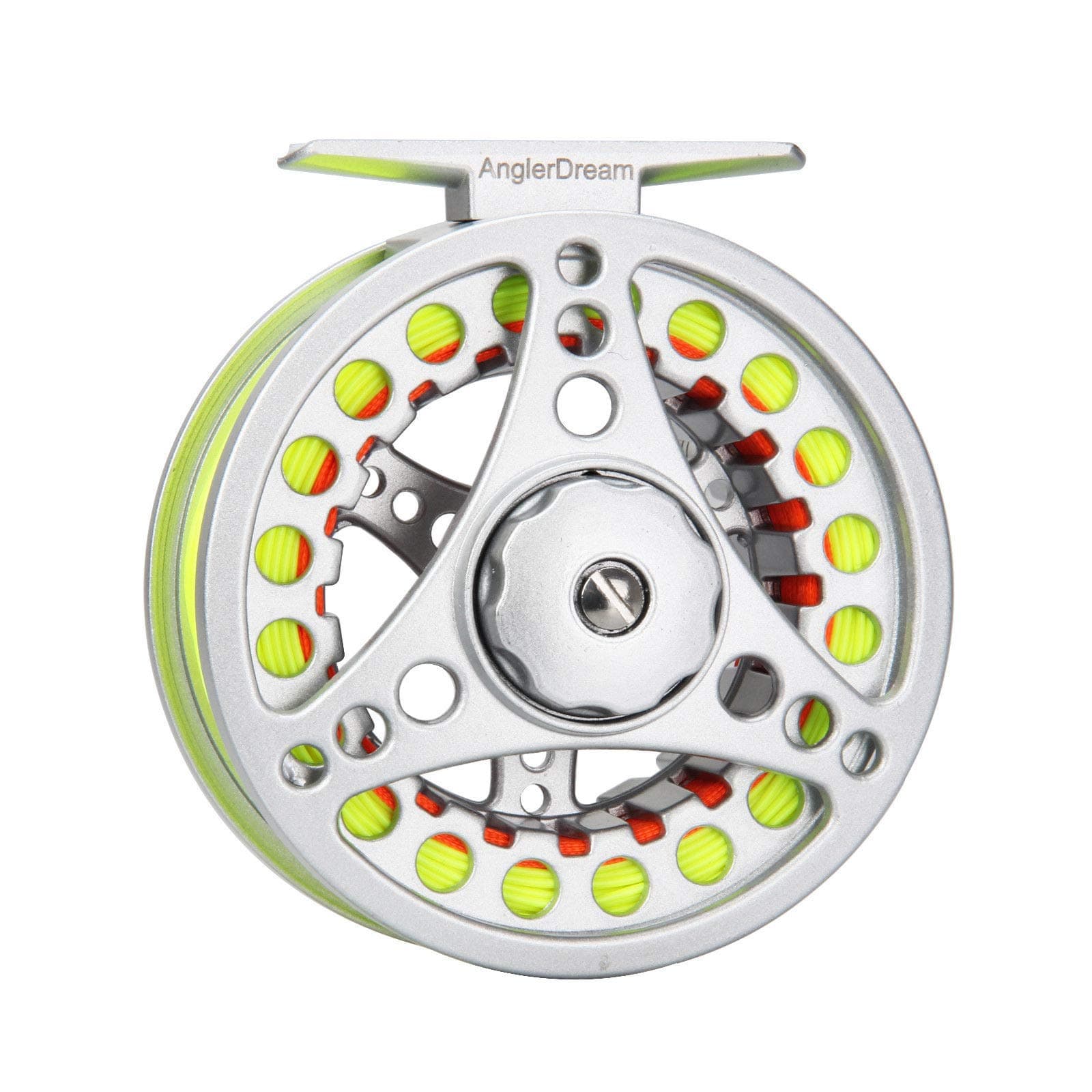 AnglerDream 1 2 3 4 5 6 7 8WT Fly Reel with Line Combo Large Arbor Aluminum Fly Fishing Reels