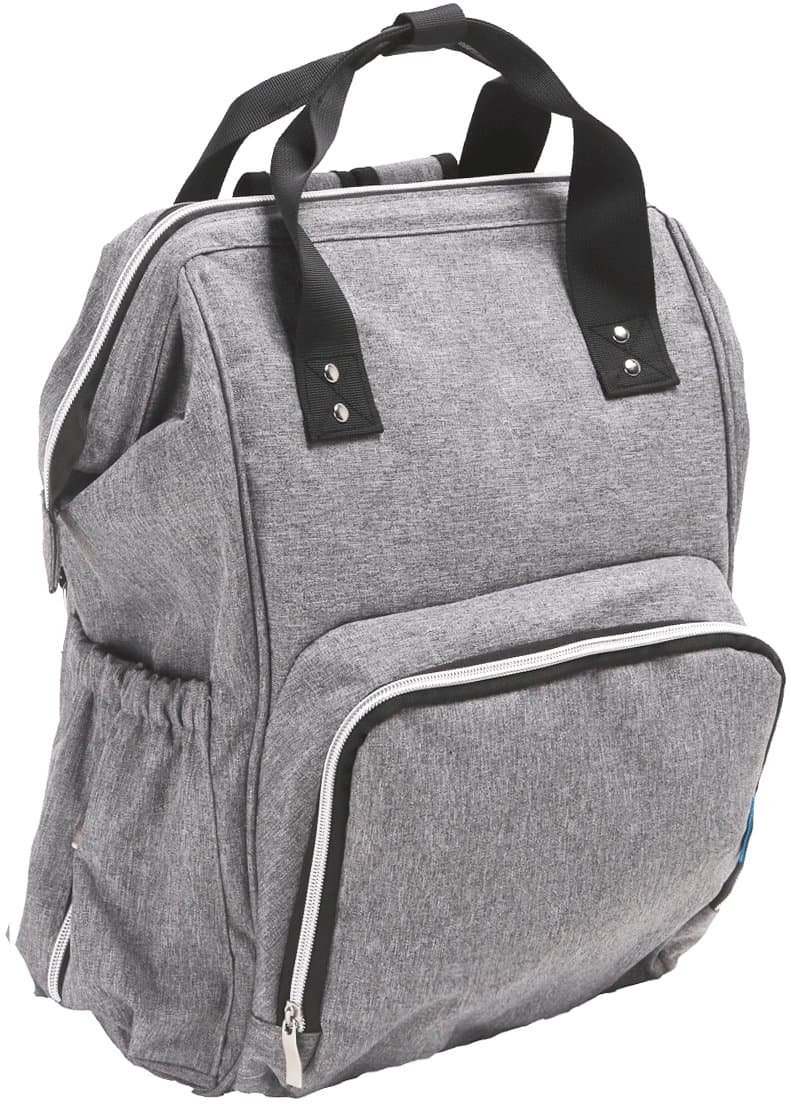 Amborido Baby Diaper Bag Backpack with Wide Open Design,Multi-Function Durable Stylish Tote Shoulder Travel Baby Nappy Changing Bag with Insulated Bottle Pocket,Large Capacity