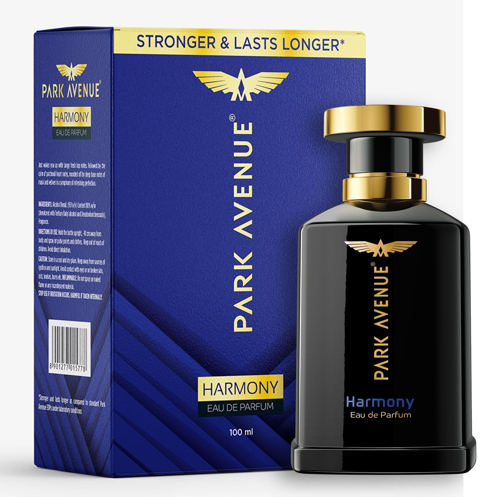 – Harmony, Eau De Parfum Men, 100ml | Long Lasting Perfume for Men | Premium Luxury Fragrance Scent | Aromatic Blend of Patchouli, Musk & Vetiver | Suitable for Every Occasion