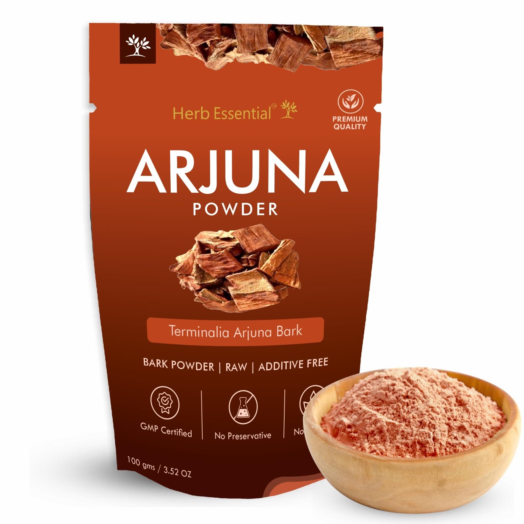 Herb Essential Pure Arjuna Powder - 100g