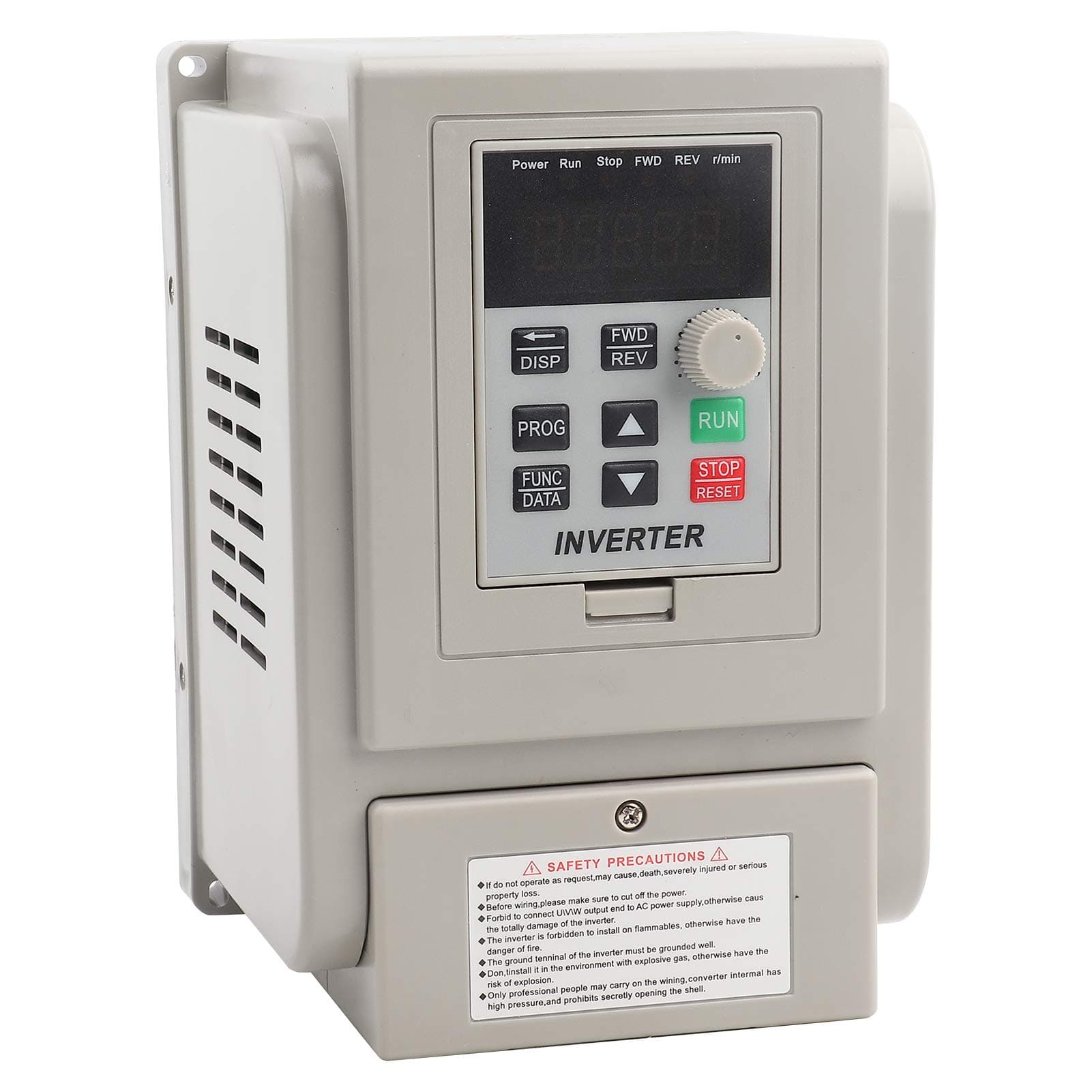 VFD Motor Speed Controller, Single to 3 Phase Variable Frequency Drive Inverter 220V VFD Motor Speed Controller Converter for 3 Phase 4KW AC Motor