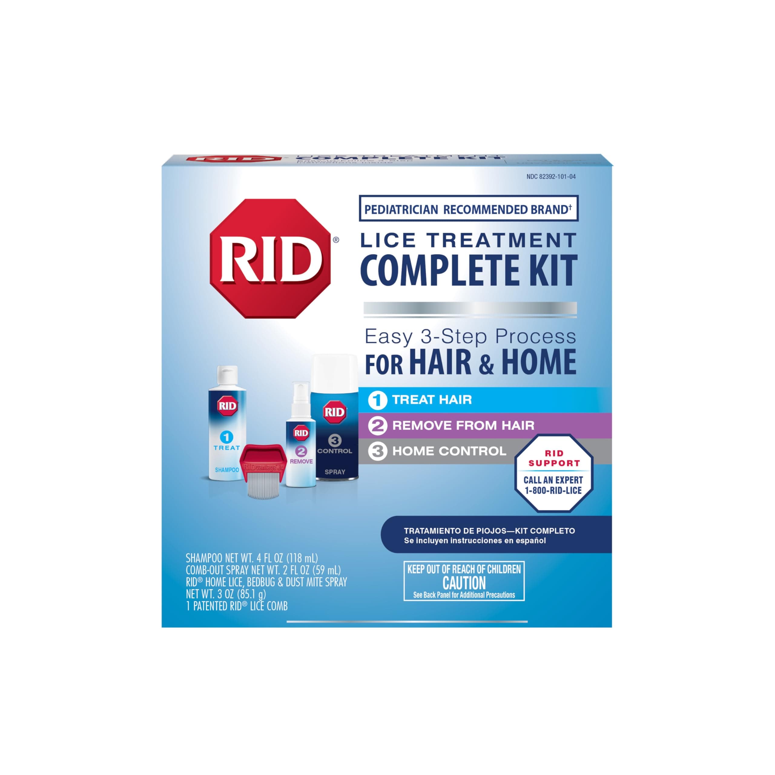 Lice Treatment Complete Kit, Includes 4 Fluid Ounces RI