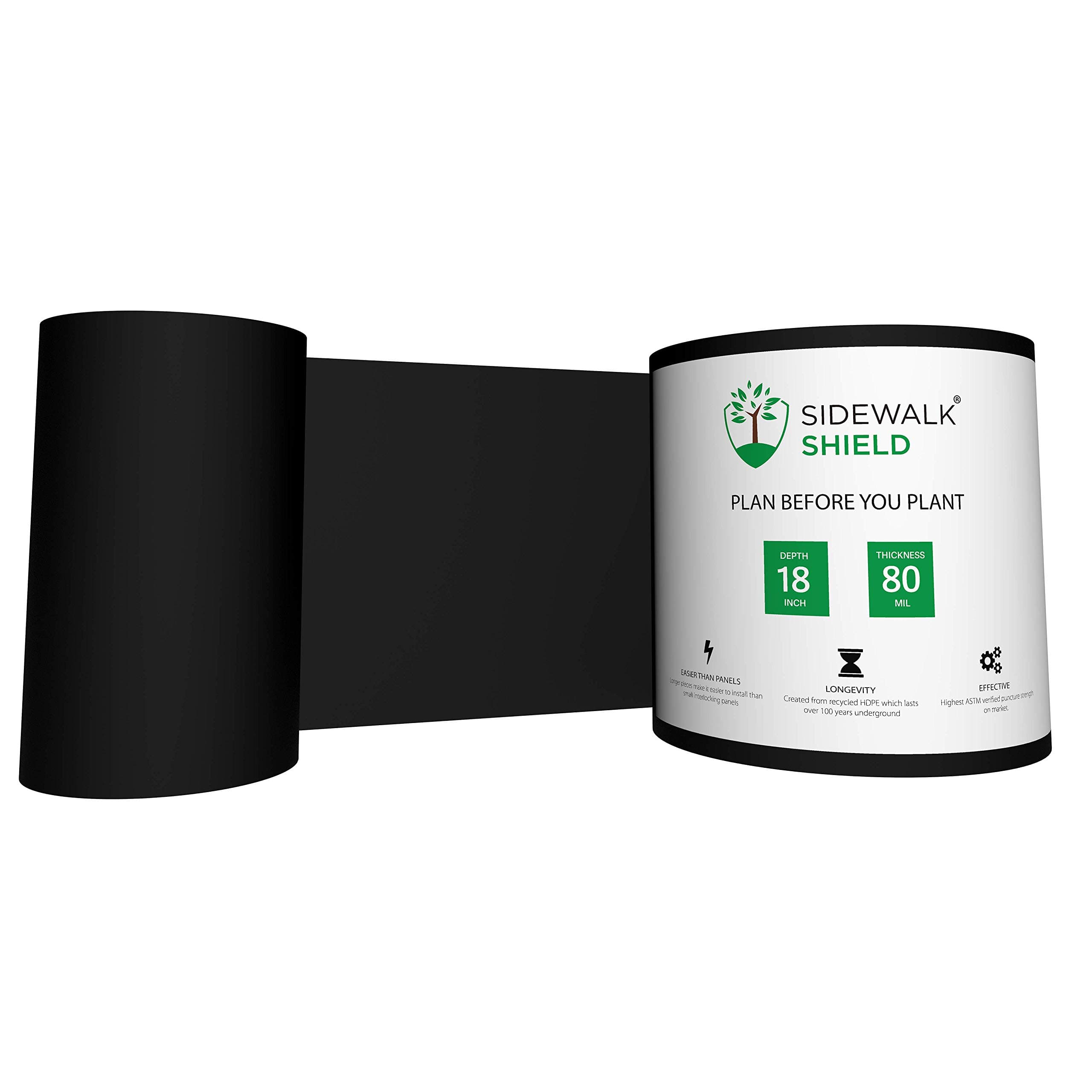 Tree Root Barrier (Standard Duty - 18 inch Depth, 100 feet)