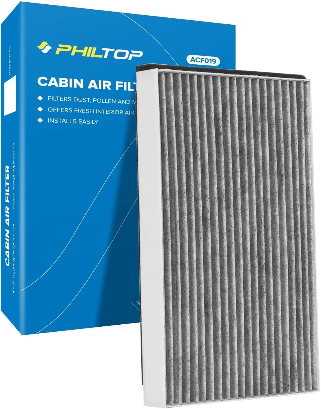Cabin Air Filter w/Activated Carbon, Compatible with CF8392A Chevrolet Impala, Impala Limited, Monte Carlo, Buick LaCrosse, Century, Regal, Pontiac Grand Prix, Oldsmobile Intrigue