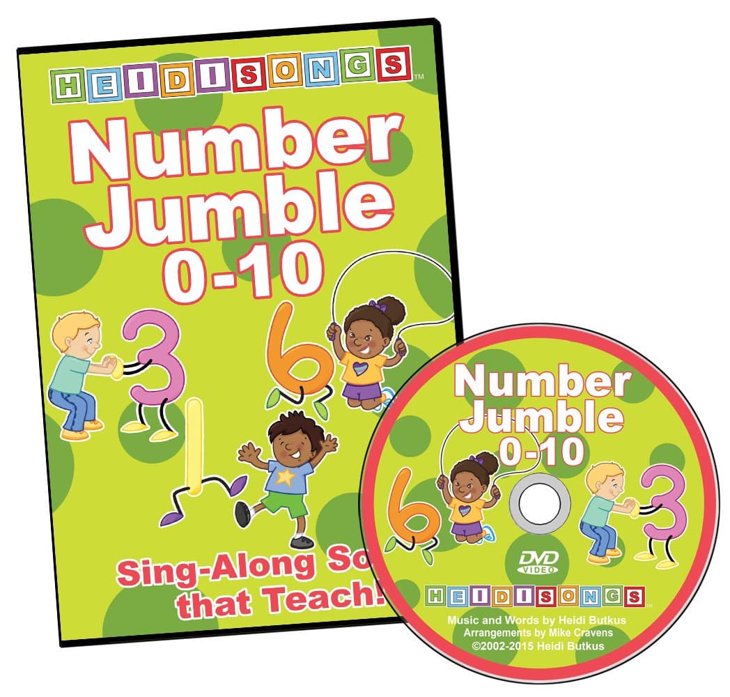 Number Jumble 0-10 Animated DVD