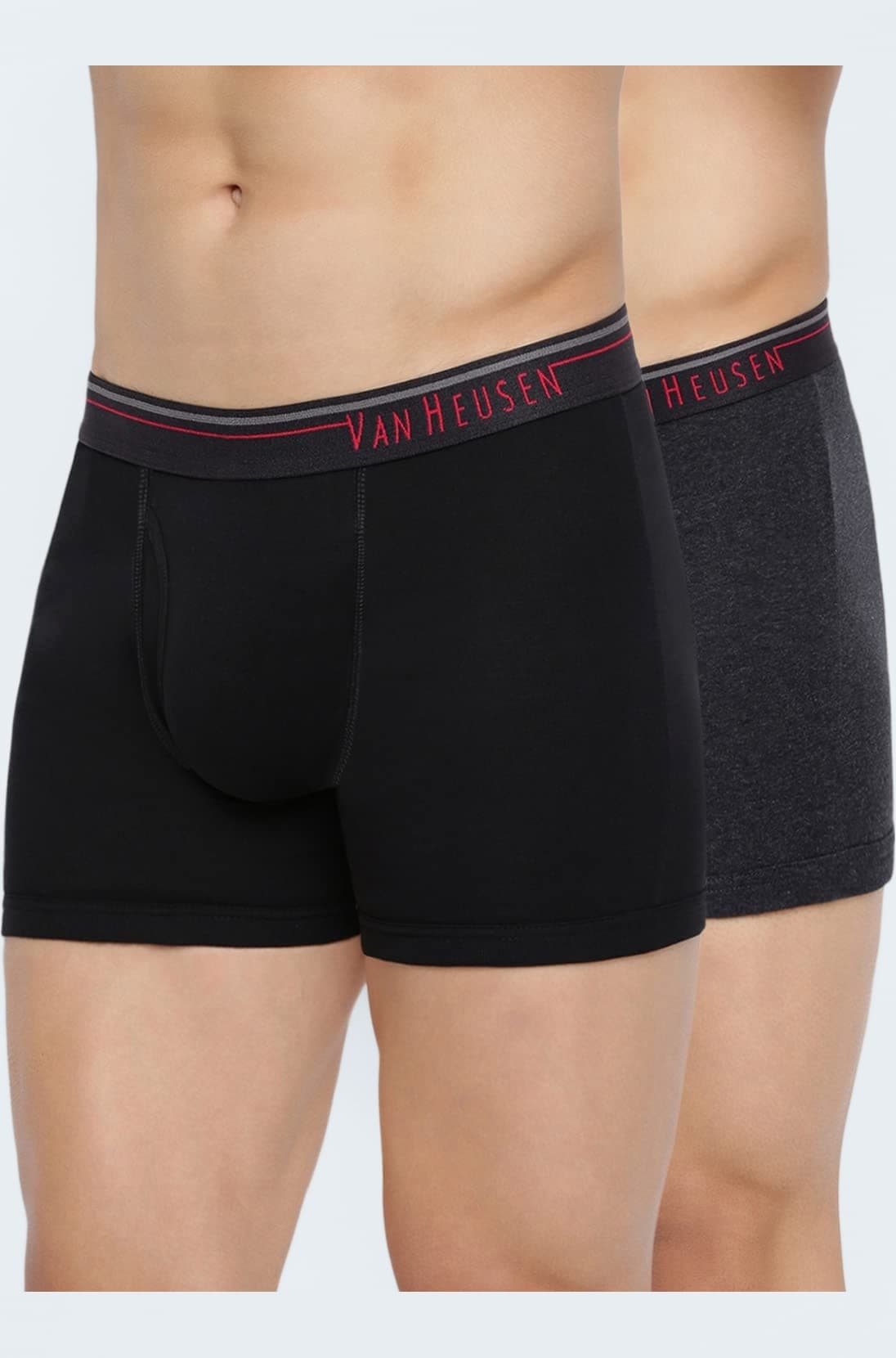 Men’s Cotton Boxer Briefs Pack of 2 | Long Trunk | No ride-up | Super Combed Cotton for softness | Open Front Fly | Moisture‑Wicking | Sweat Absorbant | All‑Day Fresh Technology | Long Lasting Colors |Soft Plush Waistband | Label‑Free Comfort | style 10032