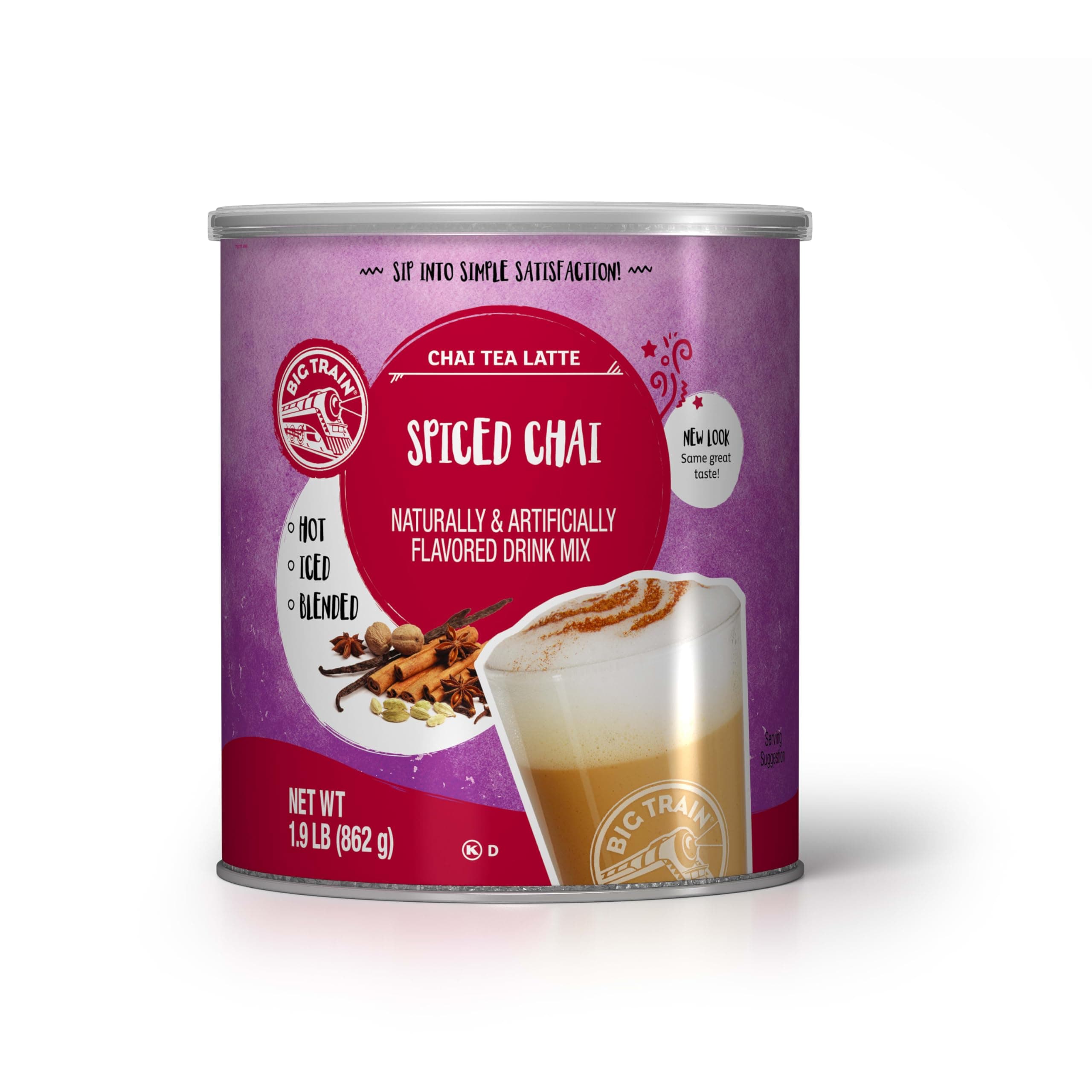 Spiced Chai Tea Latte Beverage Mix, 1.9 Pound (Pack of 1)