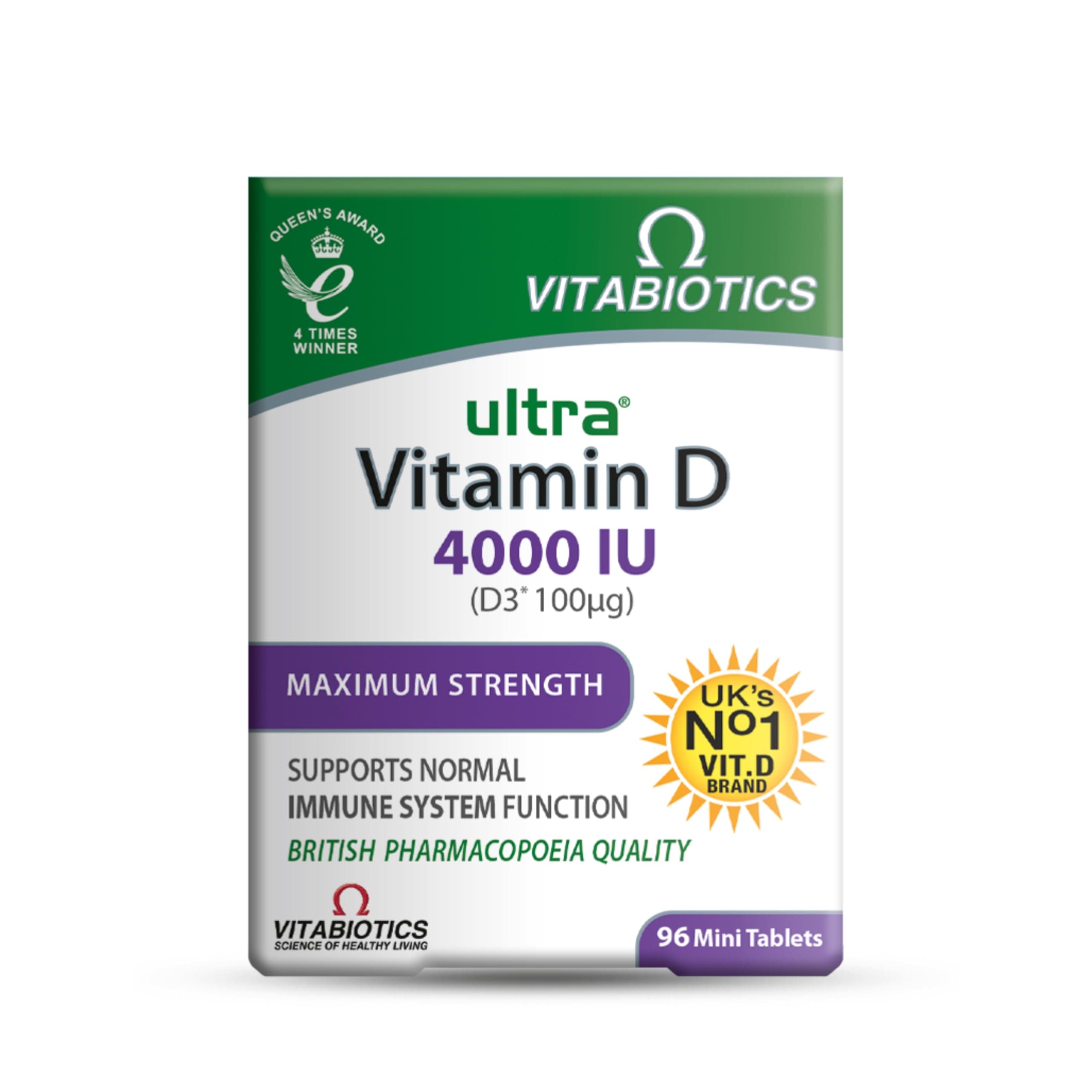Vitamin D Tablets 4000IU, Vitabiotics Ultra