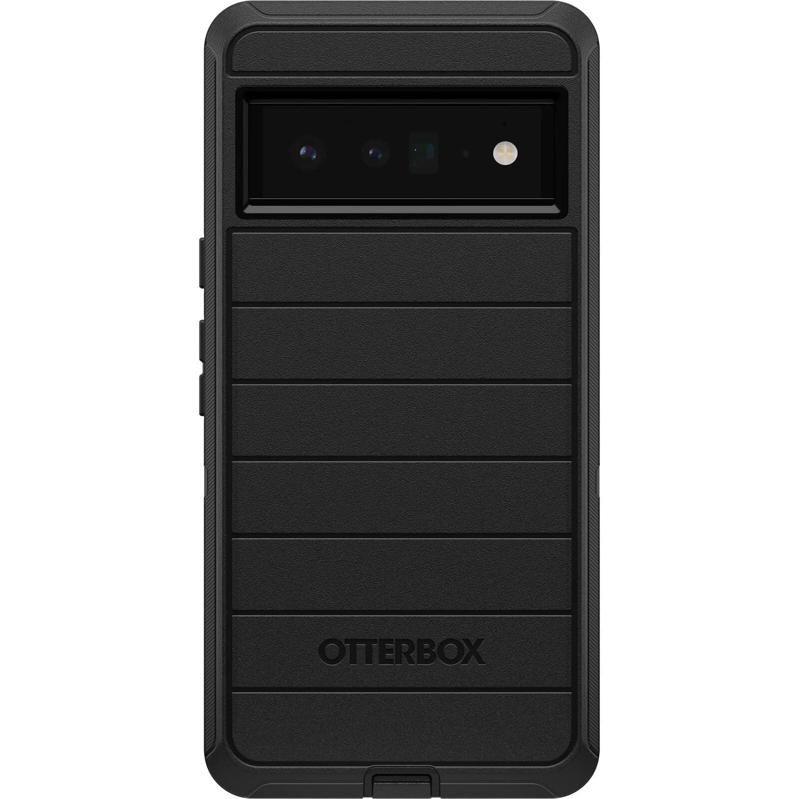 Google Pixel 6 Pro (Only) - Defender Series Case - Black - Case Only - Microbial Defense Protection - Non-Retail Packaging