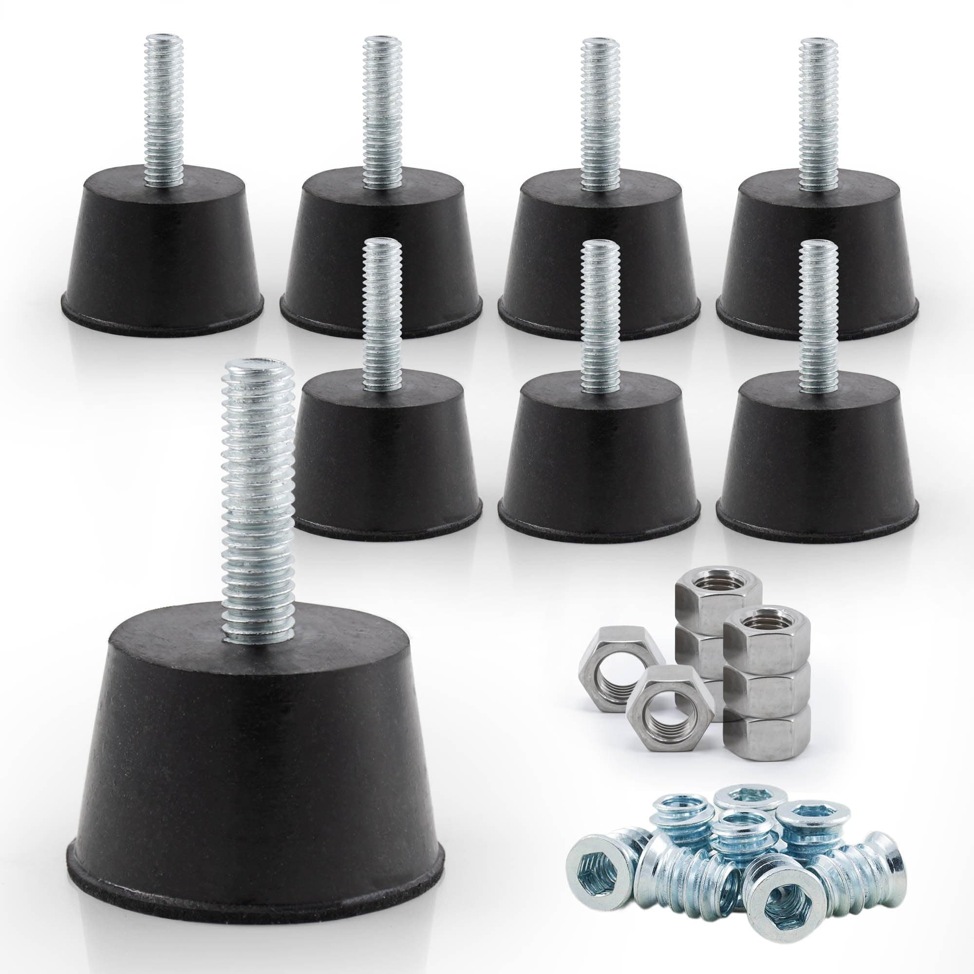 1/4 Inch Rubber Furniture Levelers