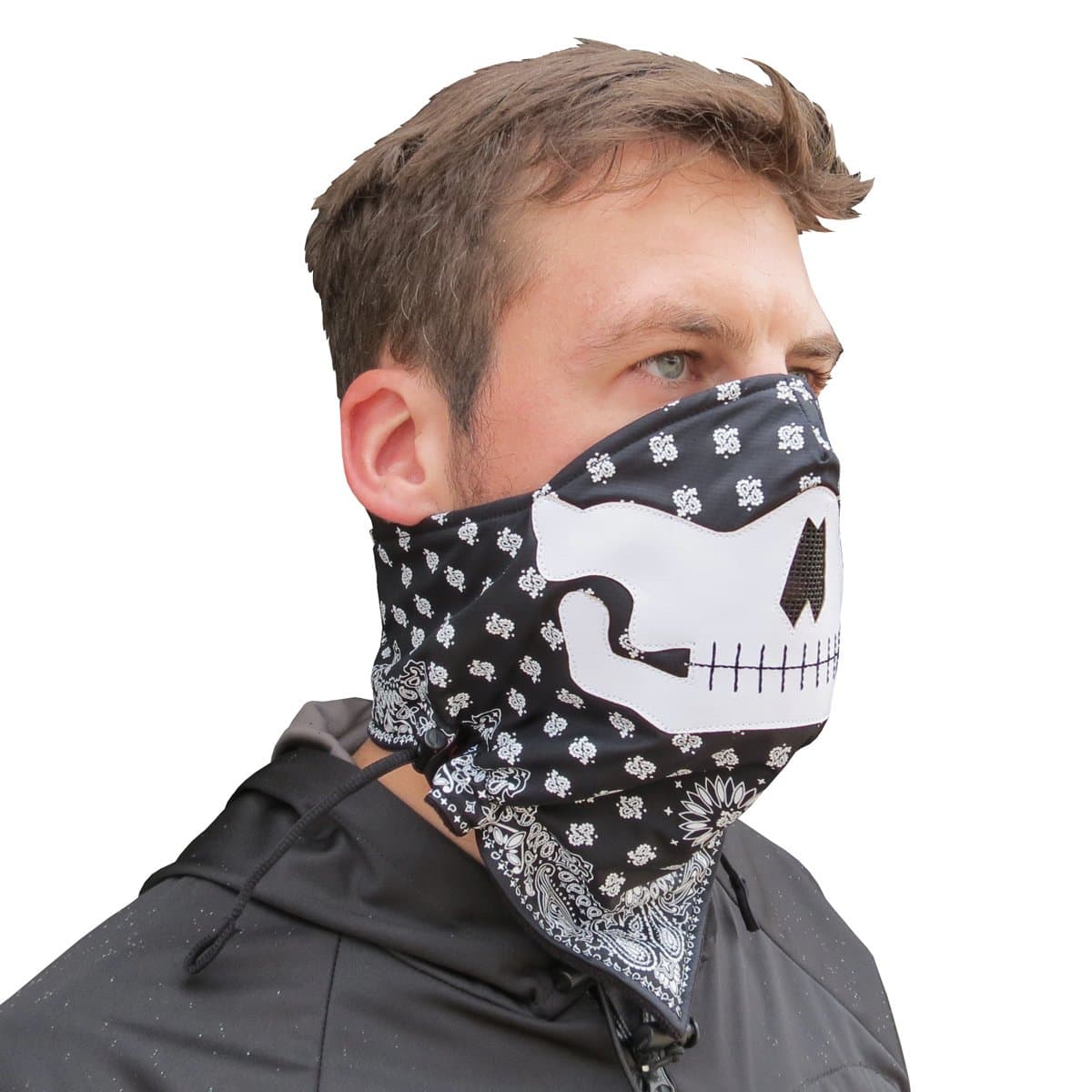 Half Face Mask for Cold Winter Weather. Use This Half Balaclava for Snowboarding, Ski, Motorcycle. (Many Colors)