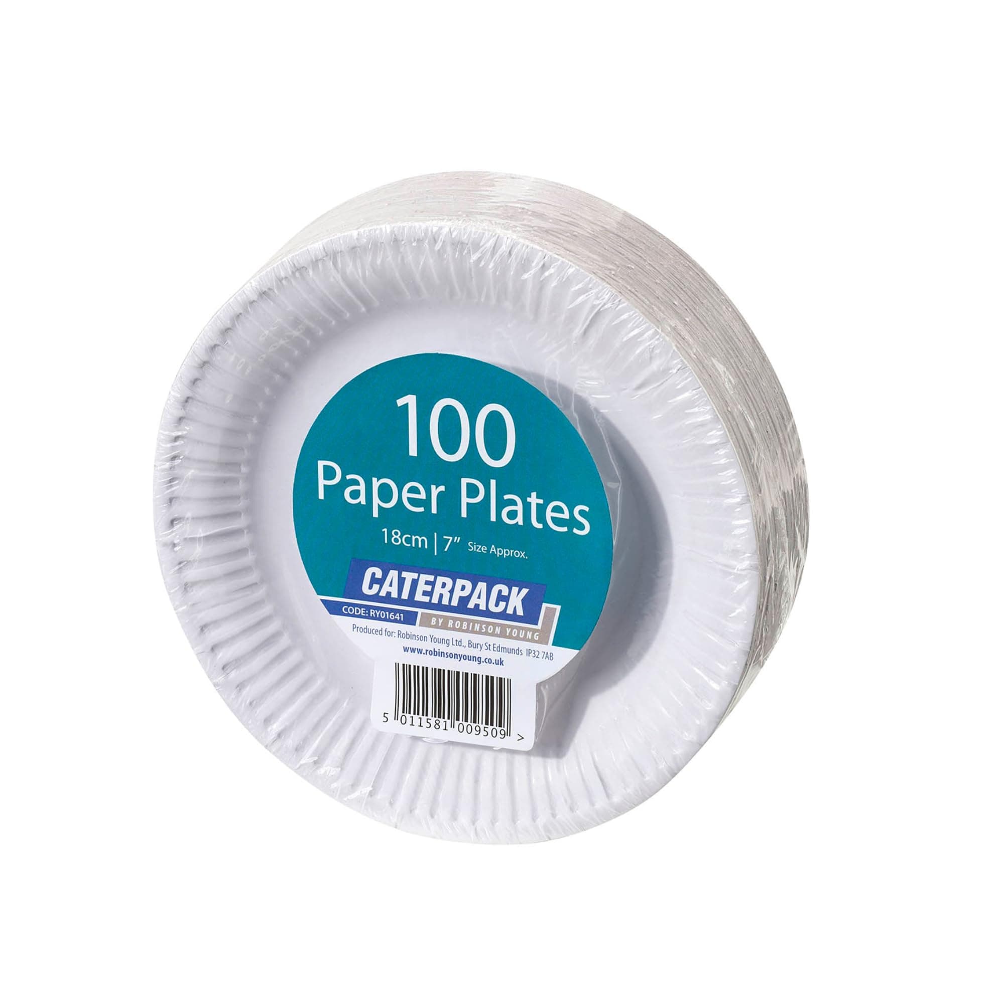 Plates 18cm White, 100 pack