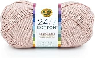 Lion Brand 24/7 Cotton Yarn-Beechnut
