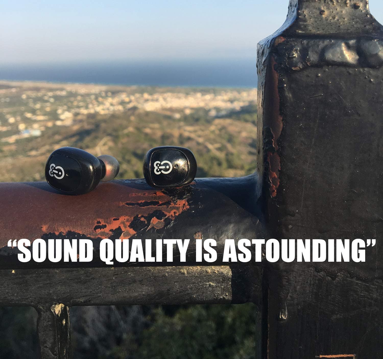 BLUETOOTH EARBUDS WIRELESS EASY TO USE BLUBASSLITE IN-EAR by WisePrimate - - Proven for Fitness and Commuting - Easy Pair- Wireless AIRPOD style for phones, iphones, laptops and Bluetooth devices