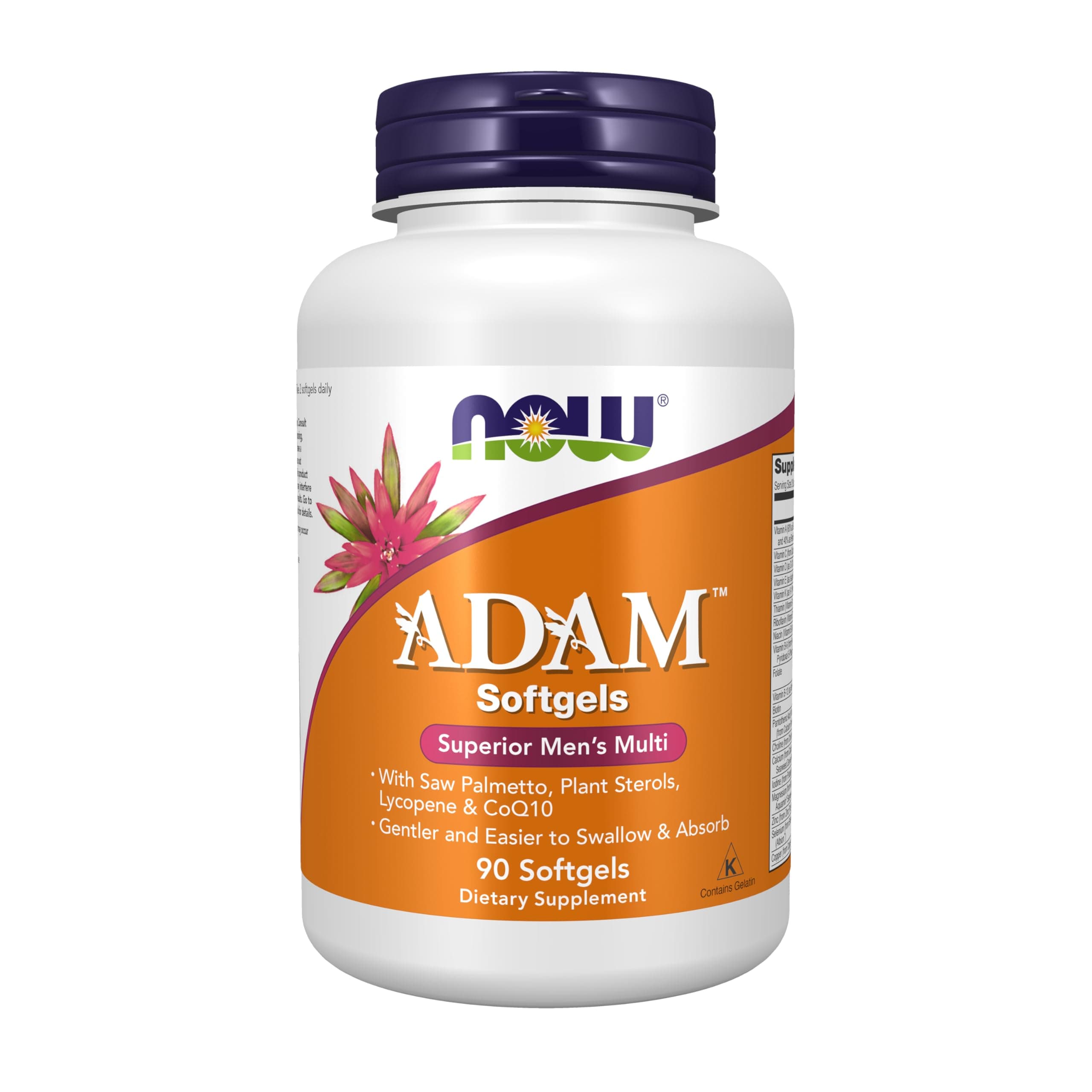 NaFoods Adam Men's Multi Soft Gel 90 Soft Capsules