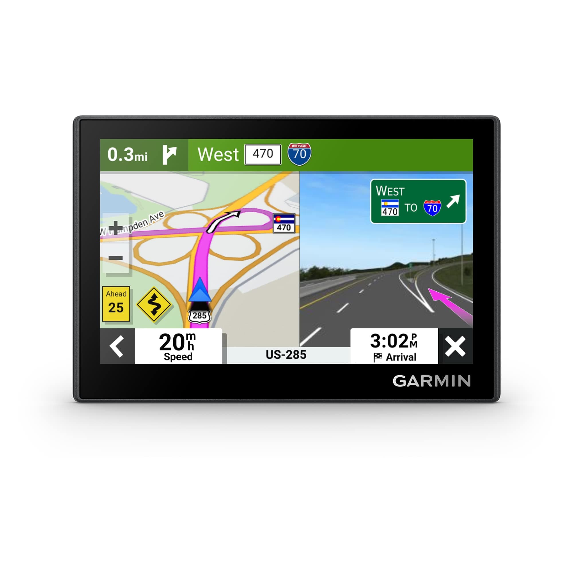 Drive™ 53 with Traffic, GPS Navigator, High-Resolution Touchscreen, Simple On-Screen Menus and Easy-to-See Map, Driver and Traffic Alerts