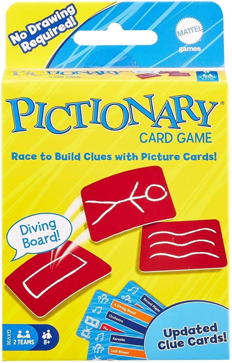 Games PICTIONARY Card Games Refresh, Multicolor