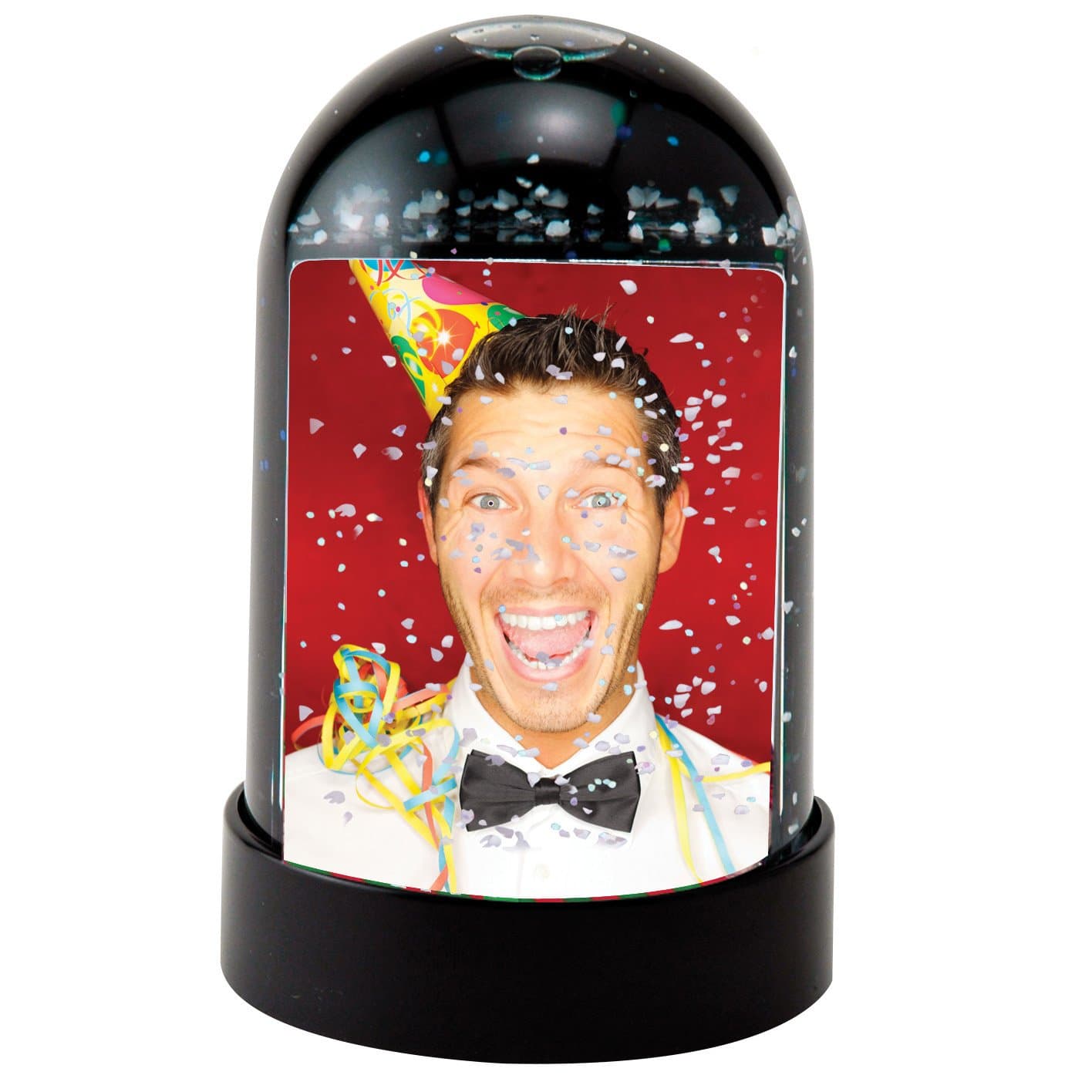 Neil Enterprises, Inc 1.75" x 2.75" Black Vertical Photo Snow Globe