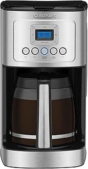 DCC-3200P1 Perfectemp Coffee Maker, 14 Cup Progammable with Glass Carafe, Stainless Steel