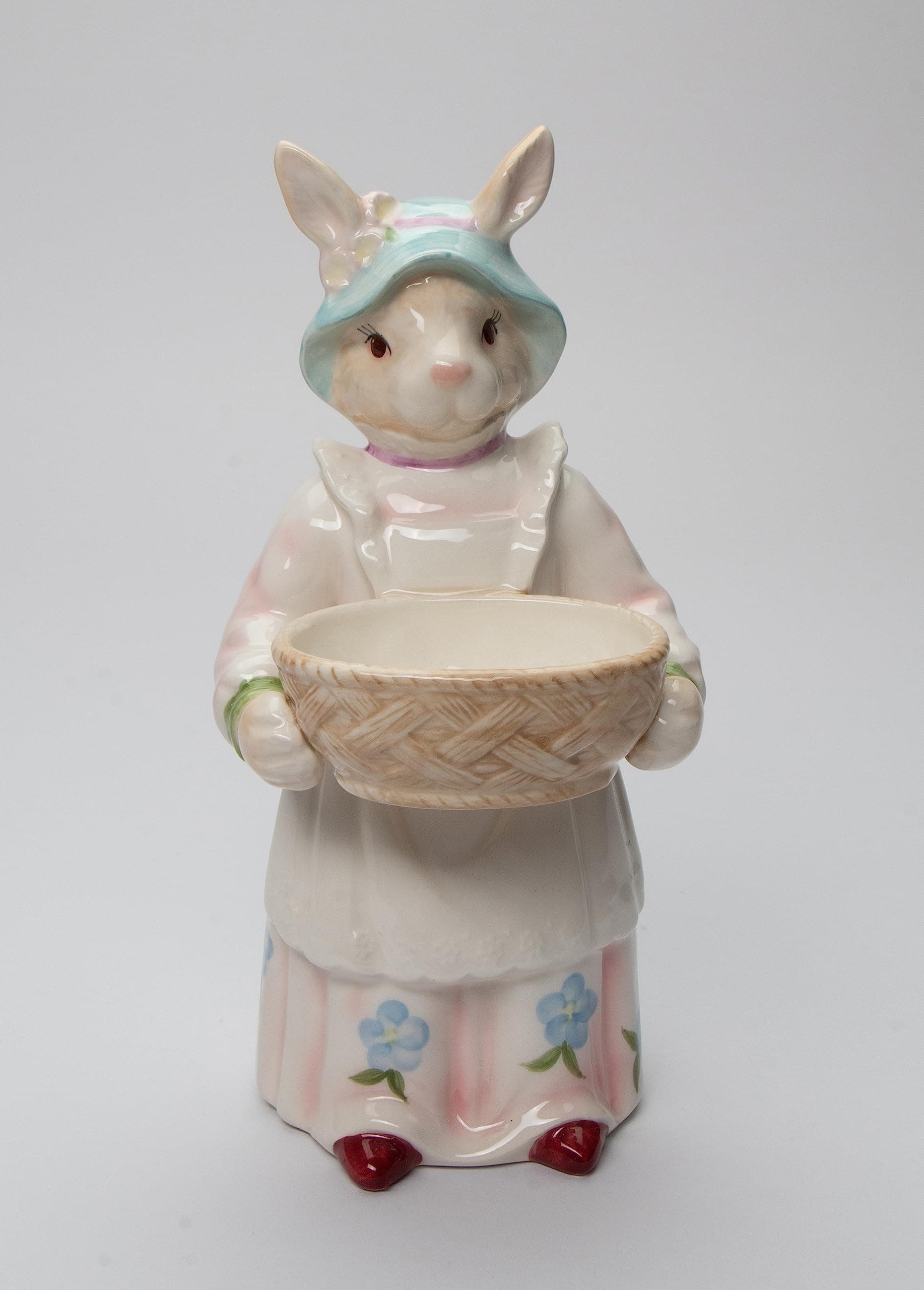 Cosmos GiftsSmall Bunny Figurine, Multicolored