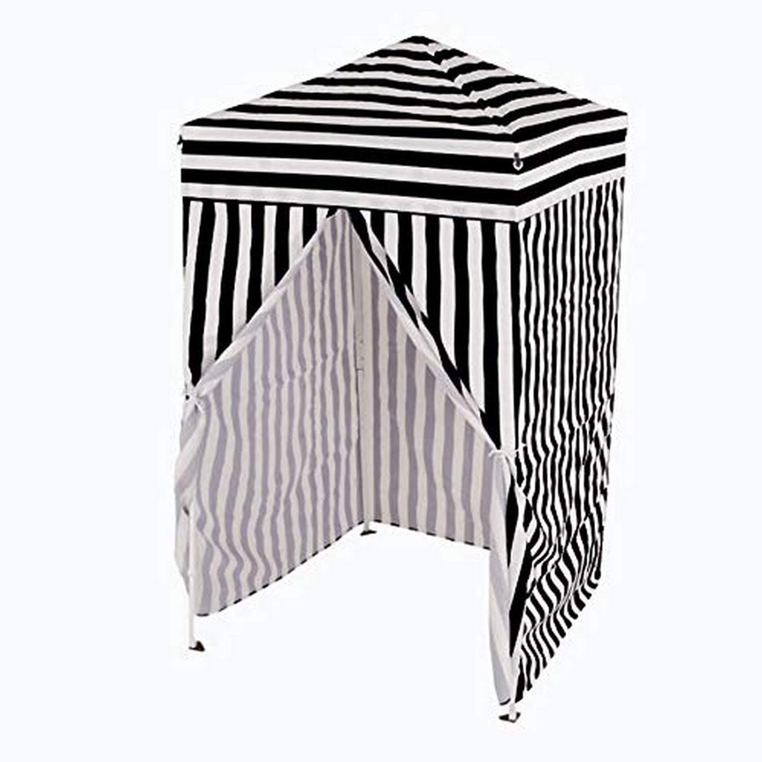 Impact 4'x4' Pop up Changing Dressing Room, Black and White