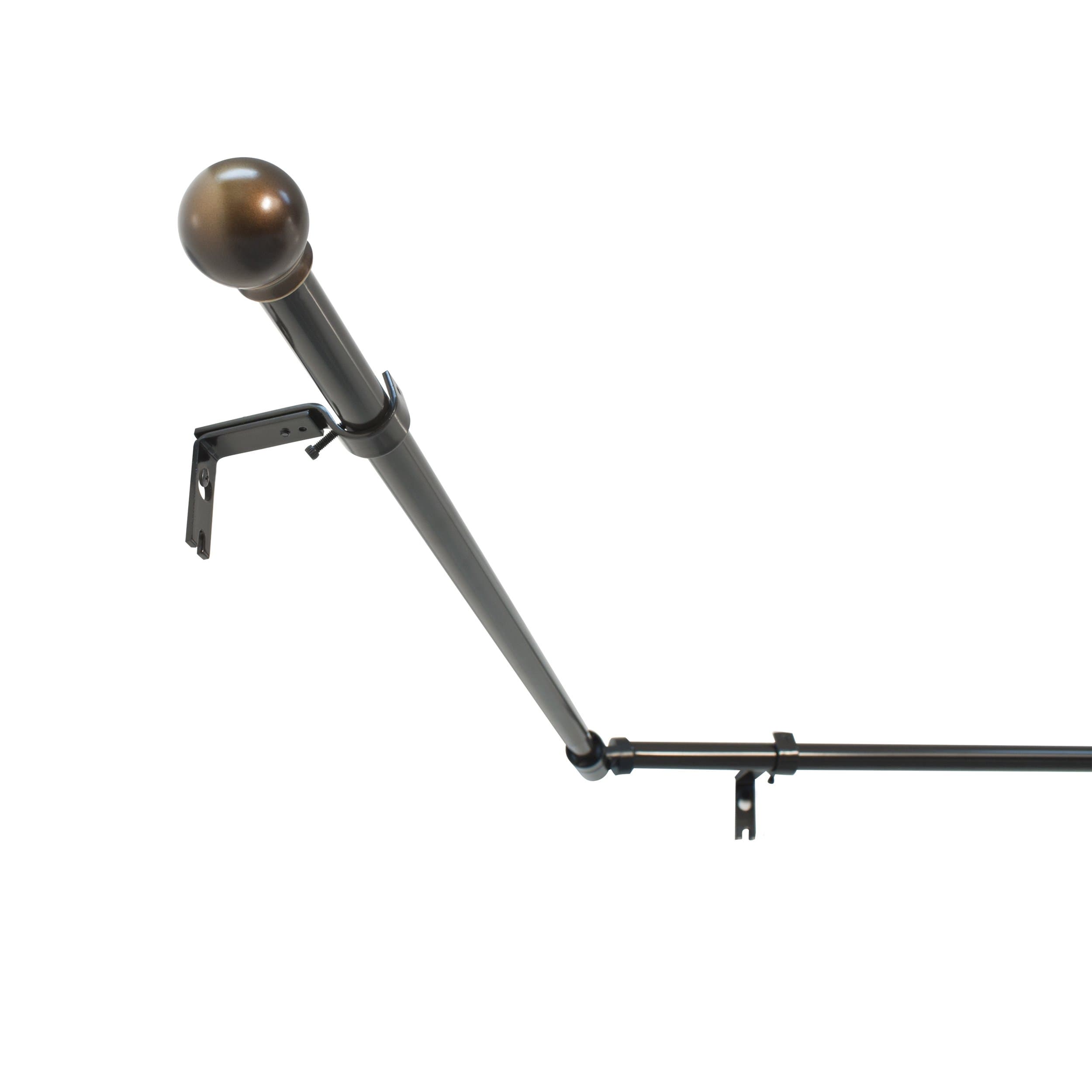 DecopolitanBay Window Curtain Rail — Oil Rubbed Bronze