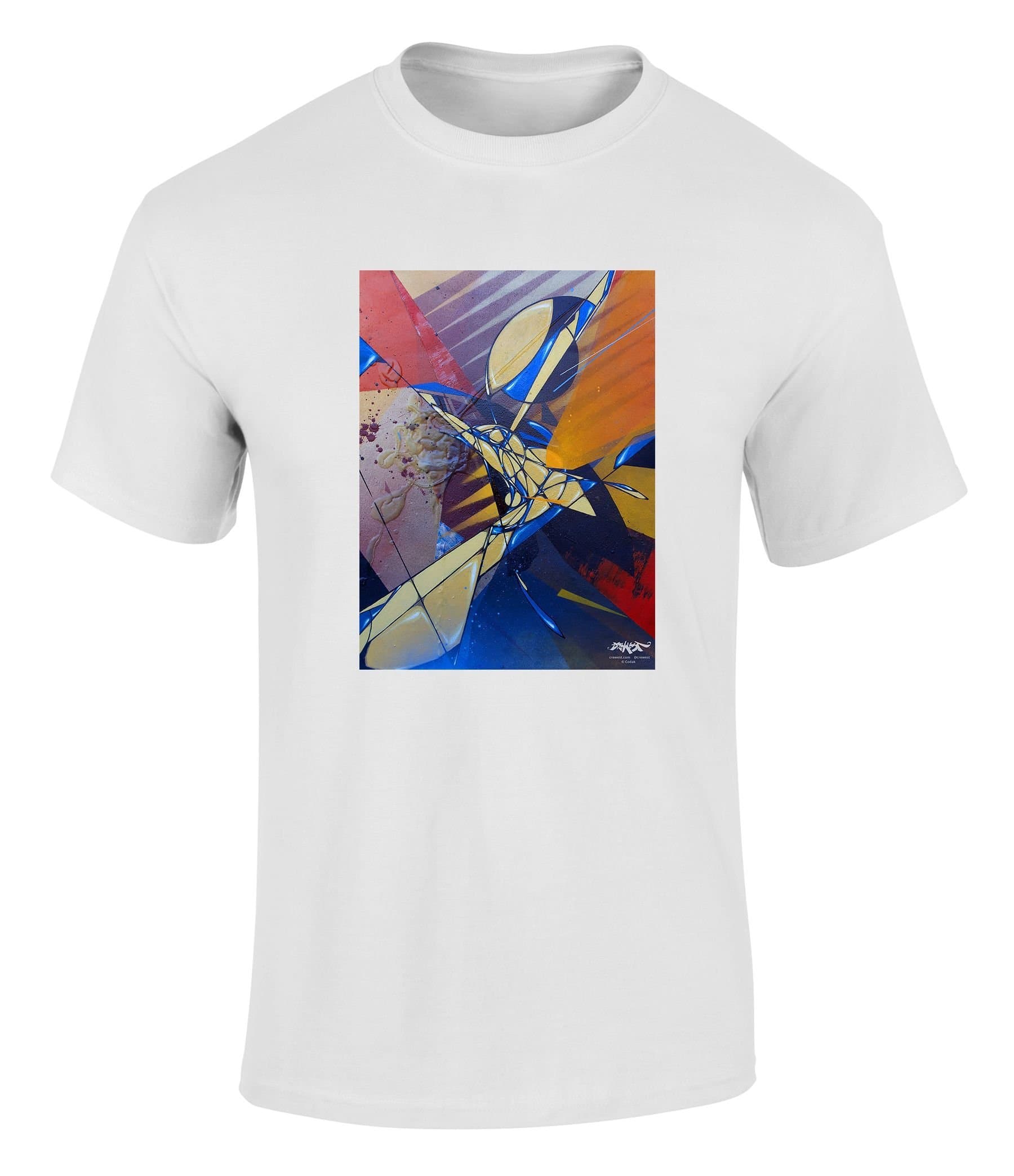 Crewest Studio Artist Codak "Abraxas Undefined" T-Shirt White Extra Large