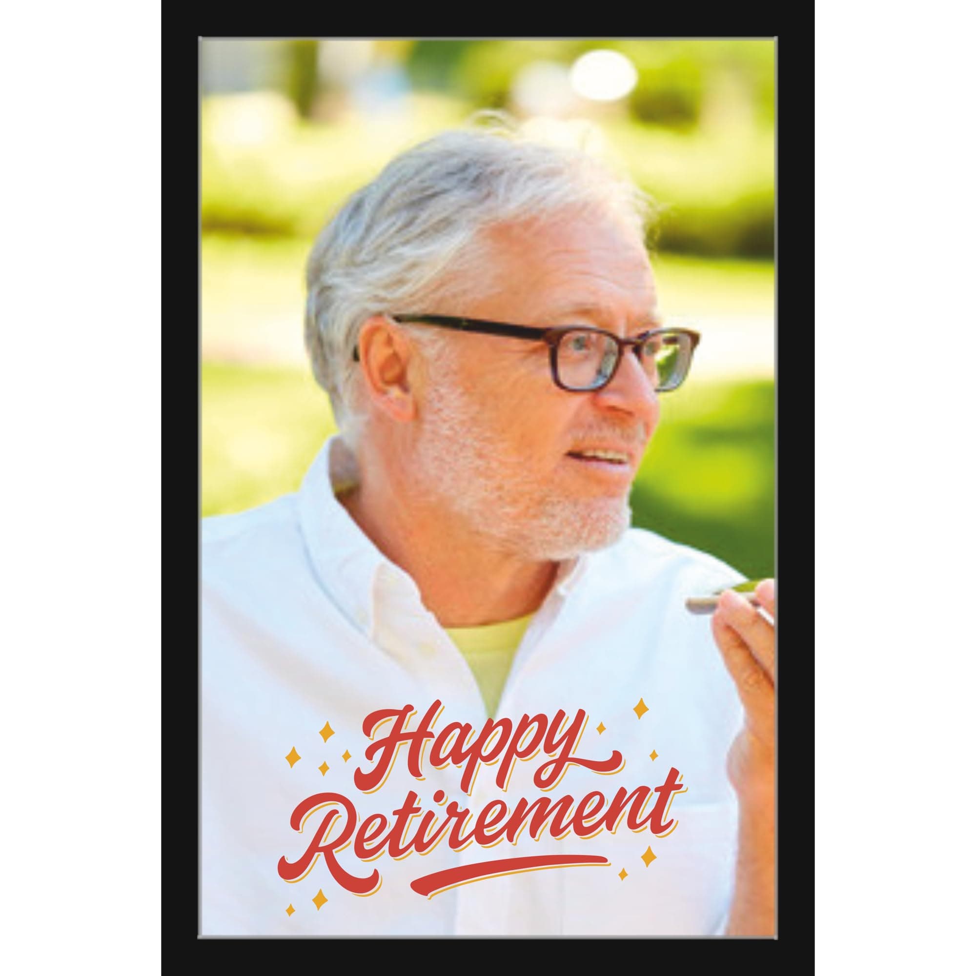 Mad Masters Retirement Customized Photo Frames with Photo Upload, Personalised Gift (Retirement)