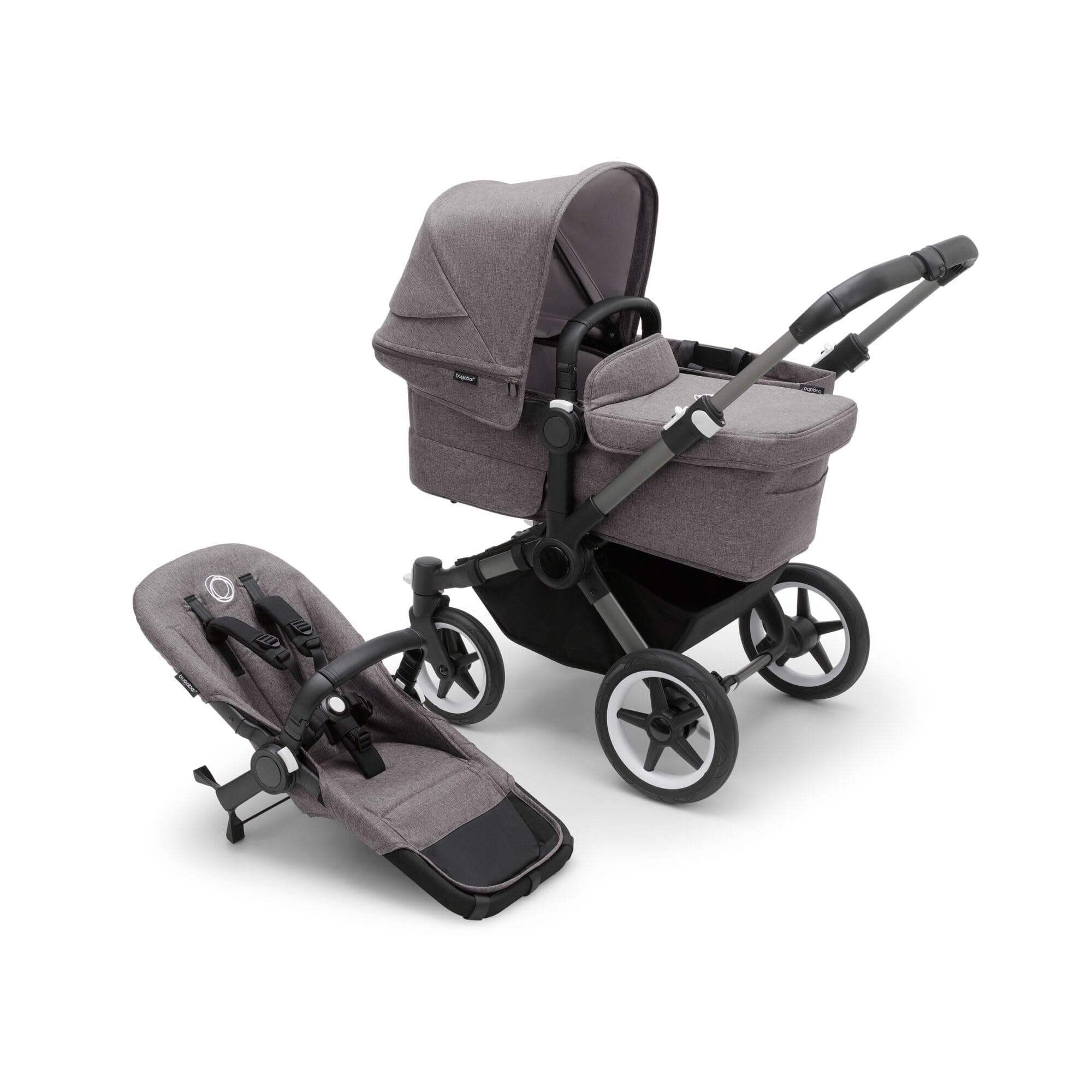 Bugaboo - Donkey 5 Mono Complete Stroller - Graphite/Grey