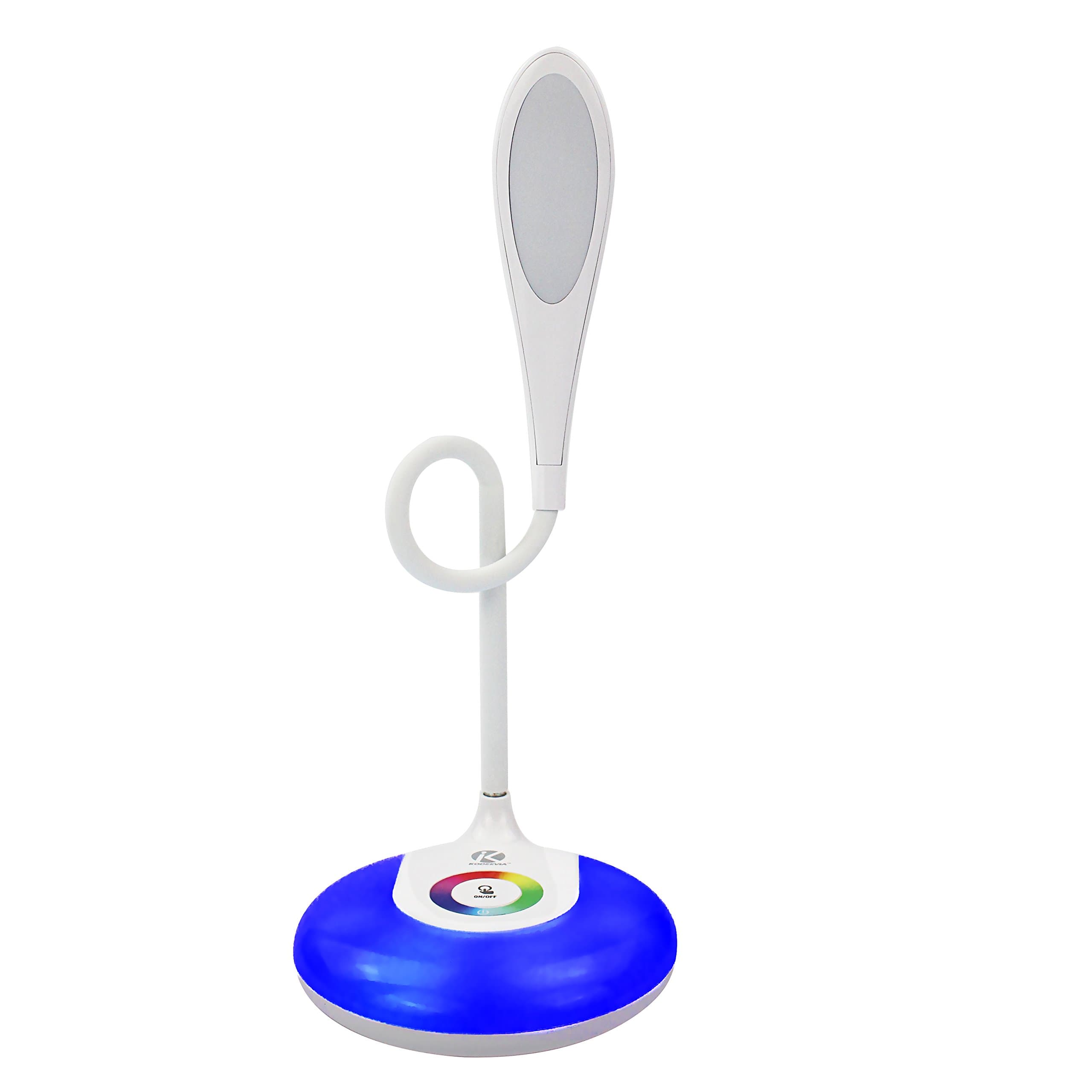 LED Desk Lamp,Datronics Multicolor Touch Control USB Port Rechargeable Protable Colorful LED Table Lamps with 3-Level Dimmer for Kids Children Studying, Reading, Working and Camping