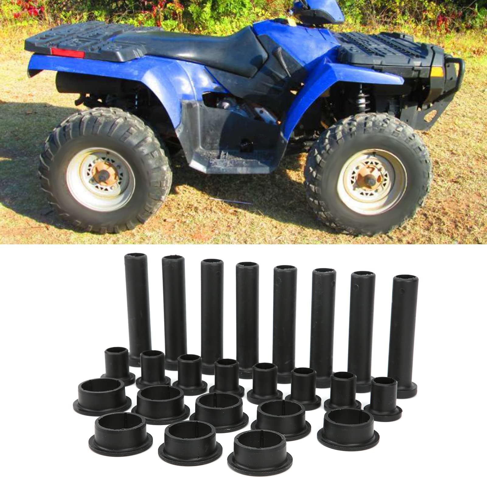 Rear Bushings Kit, Stable Performance and High Reliability Suspension System Parts Rear Suspension Kit Tightly and Easily Mounting for Auto Accessories