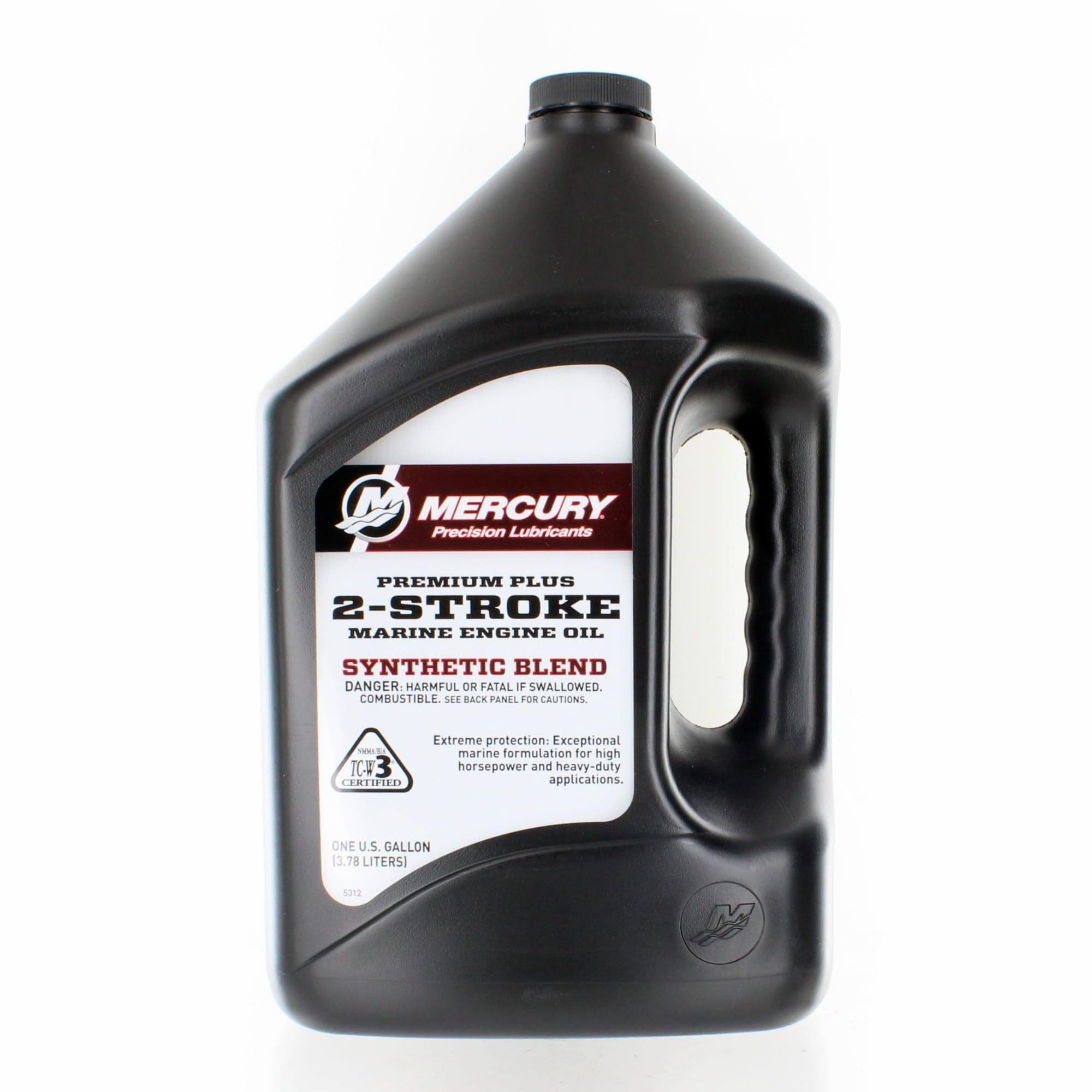 2-Stroke Premium Plus Synthetic Blend Marine Engine Oil, 1 Gallon 858027K01