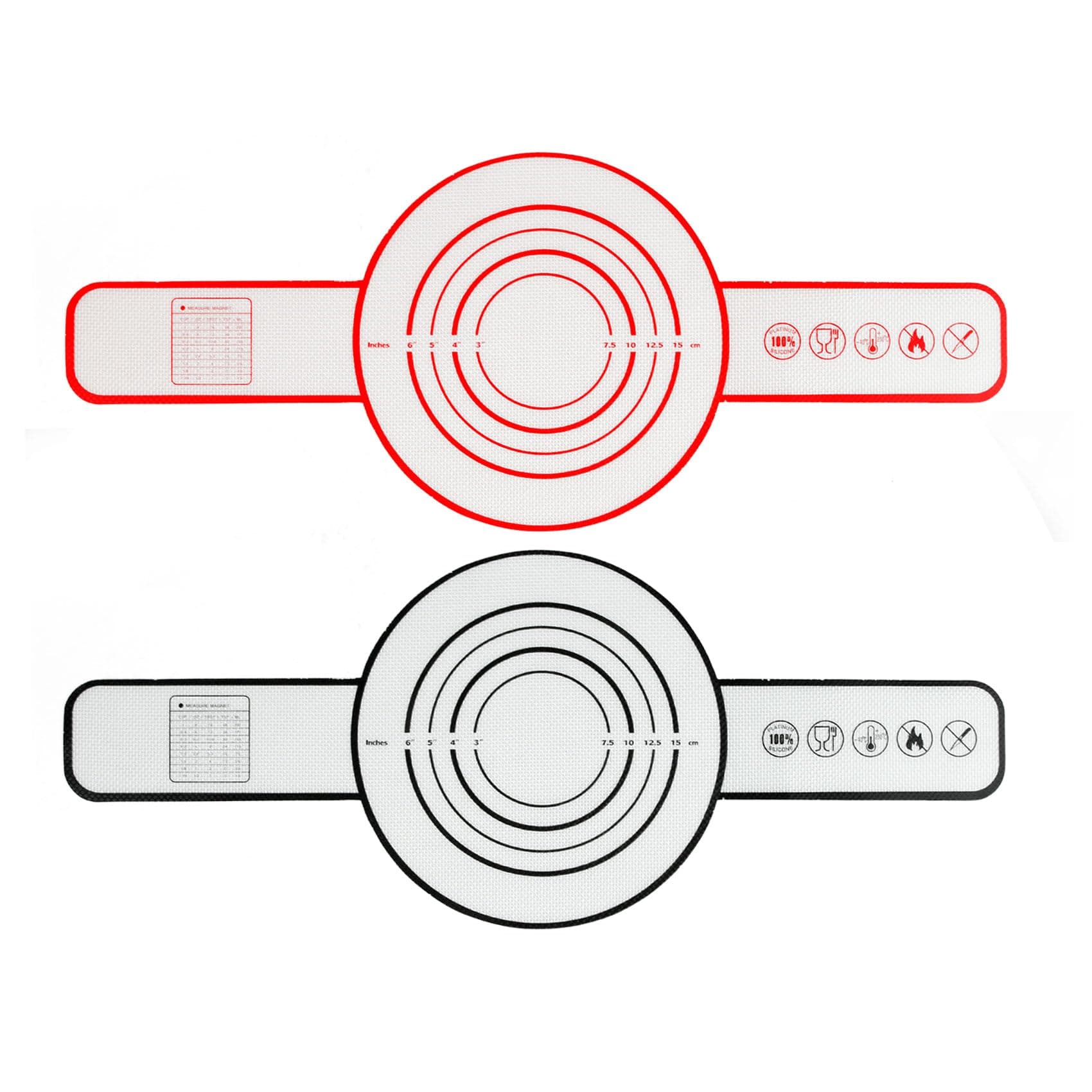 Silicone Bread Sling for Dutch Oven Baking Mat With Extra Long Handles Sourdough Bread Baking Supplies Non-Stick Silicone Mat Reusable Heat Resistant Food Grade Cooking Sheets Liners 2 PCS