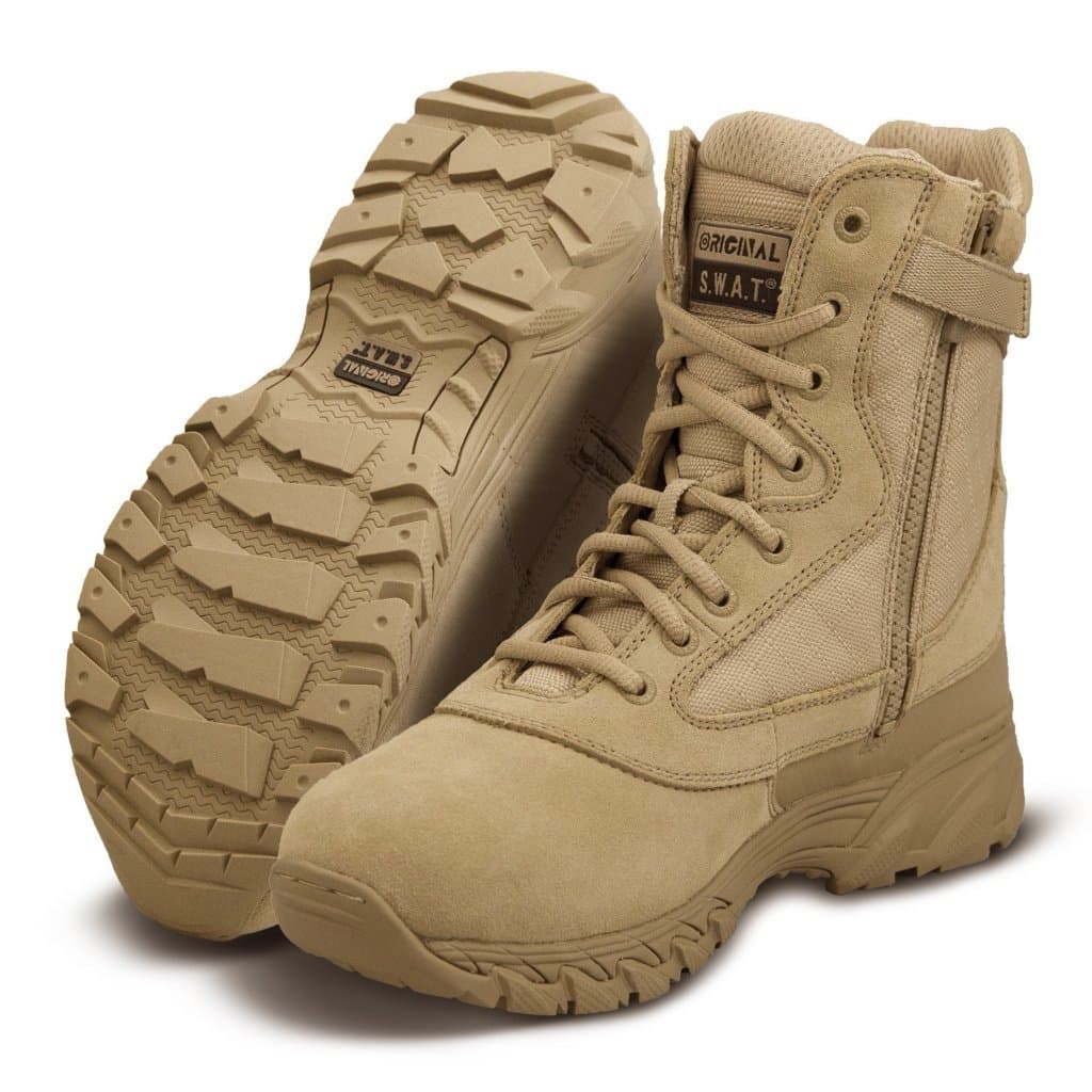 Original S.W.A.T. Chase 9" Tactical Side-Zip Tan