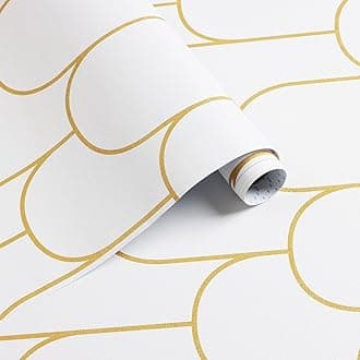 Wallpaper for Wall Sticker for Home,Office 45x300cm Sticker Wallpaper Peel and Stick Hexagon Removable Self Adhesive Waterproof Wallpaper(Pack of 1)