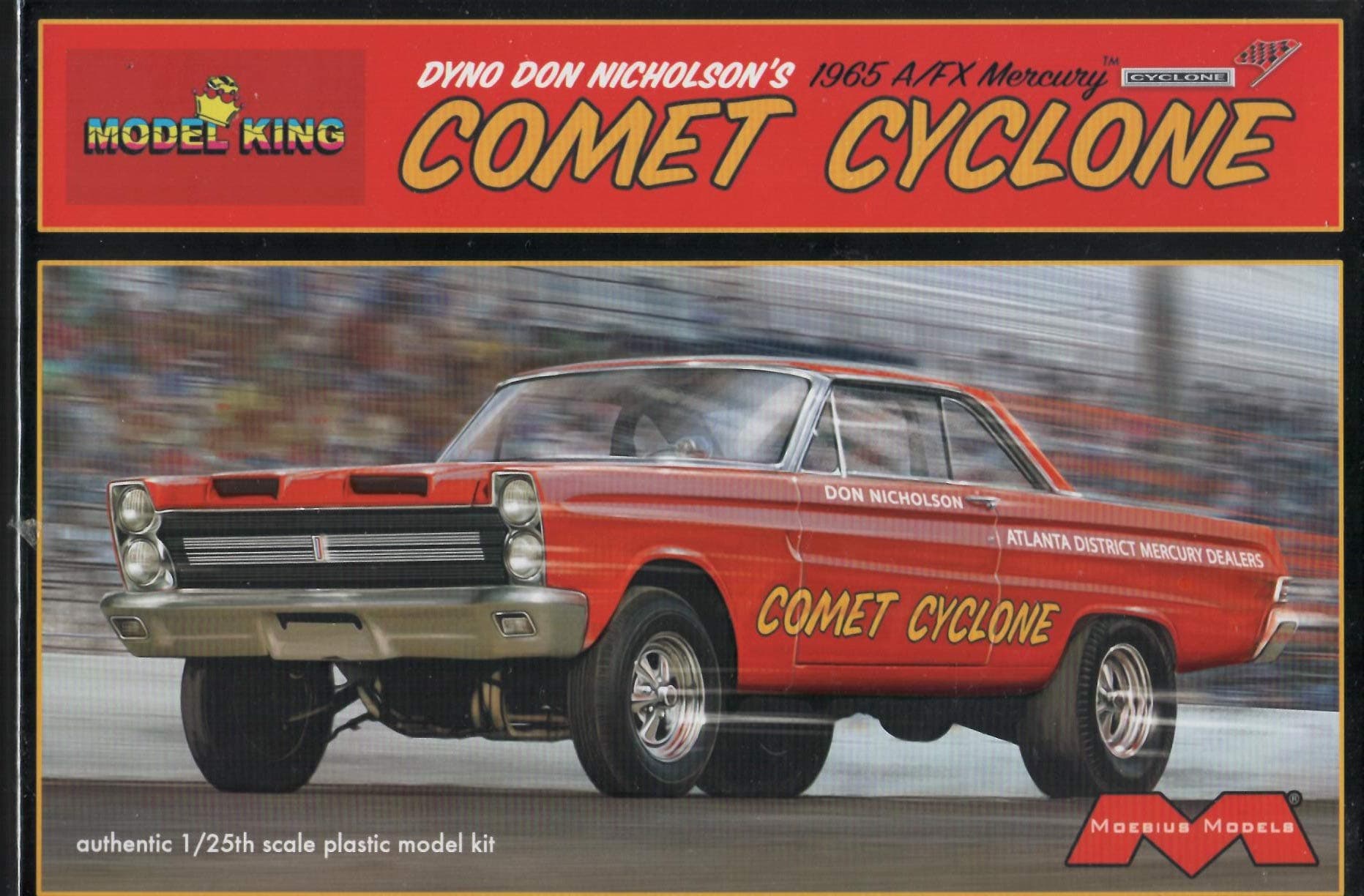 Model King Dyno Don 1965 Comet A/FX Drag Car Model Kit