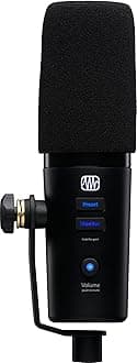 Revelator Dynamic USB Microphone for recording, podcasts, and streaming with onboard effects and easy-to-use presets plus a built-in mixer and Studio One DAW Recording Software