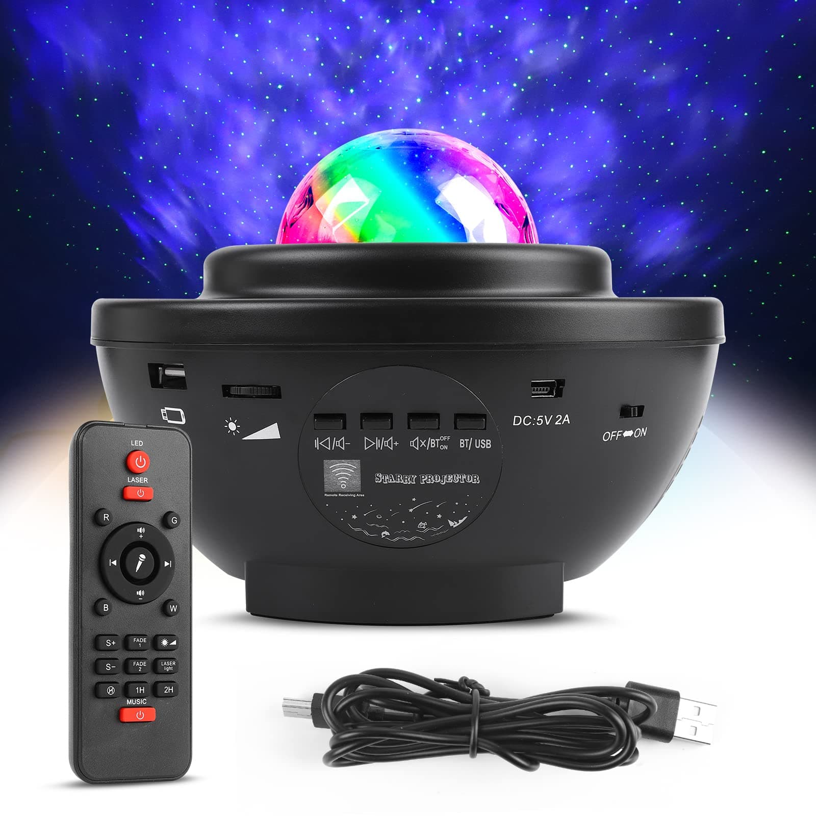 BaytionLED Star Light Projector with Remote Control