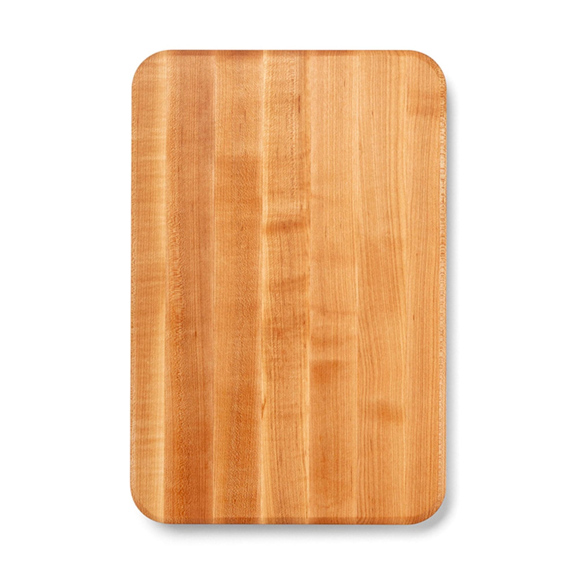Chop-N-Slice Series Rectangular Wooden Maple Cutting Board 18”x12” – 1.25” Thick, 8-lb Reversible Butcher Block with Eased Corners, Edge-Grain & Finger Grips – Made in the USA