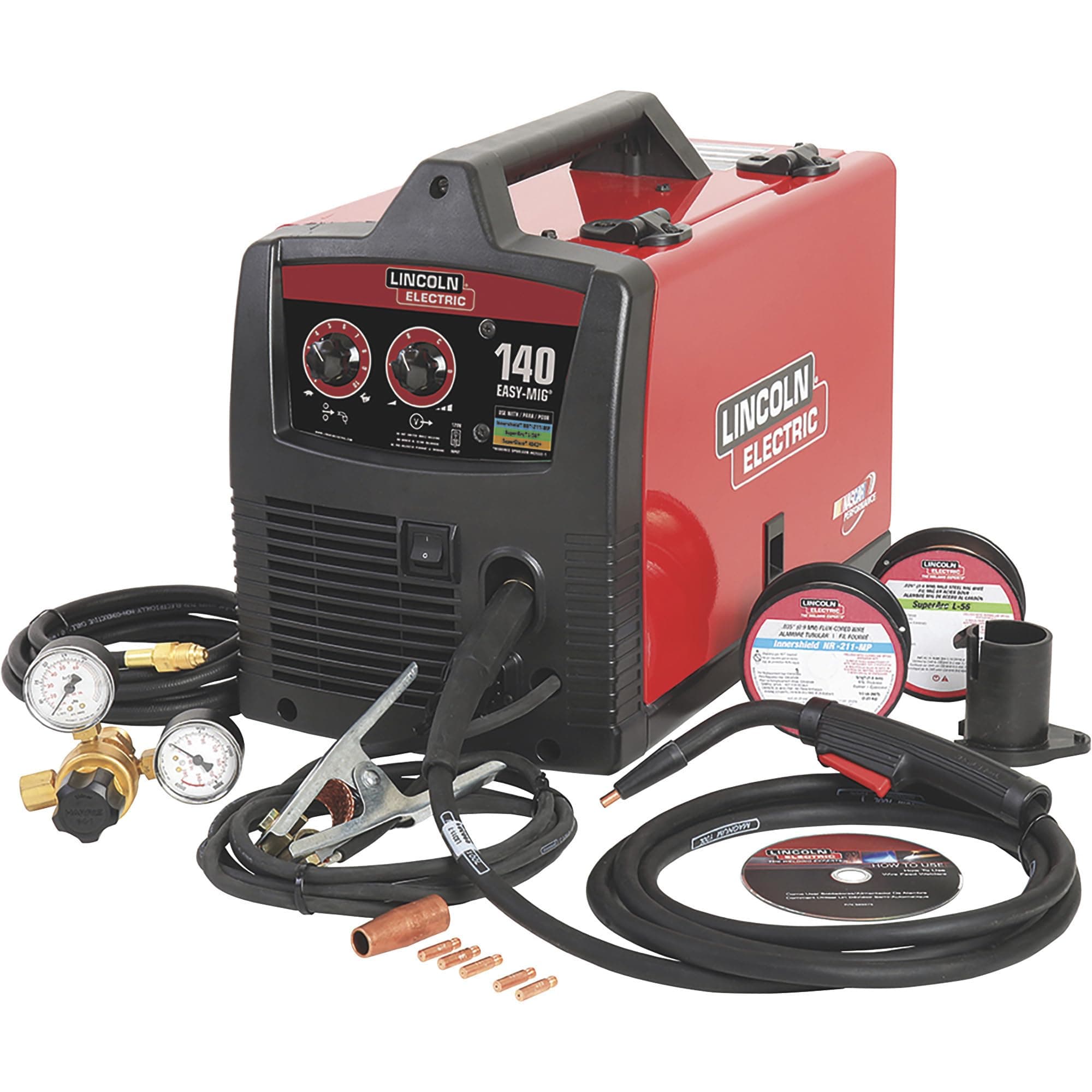 CO K2697-1 Easy MIG 140 Wire Feed Welder,