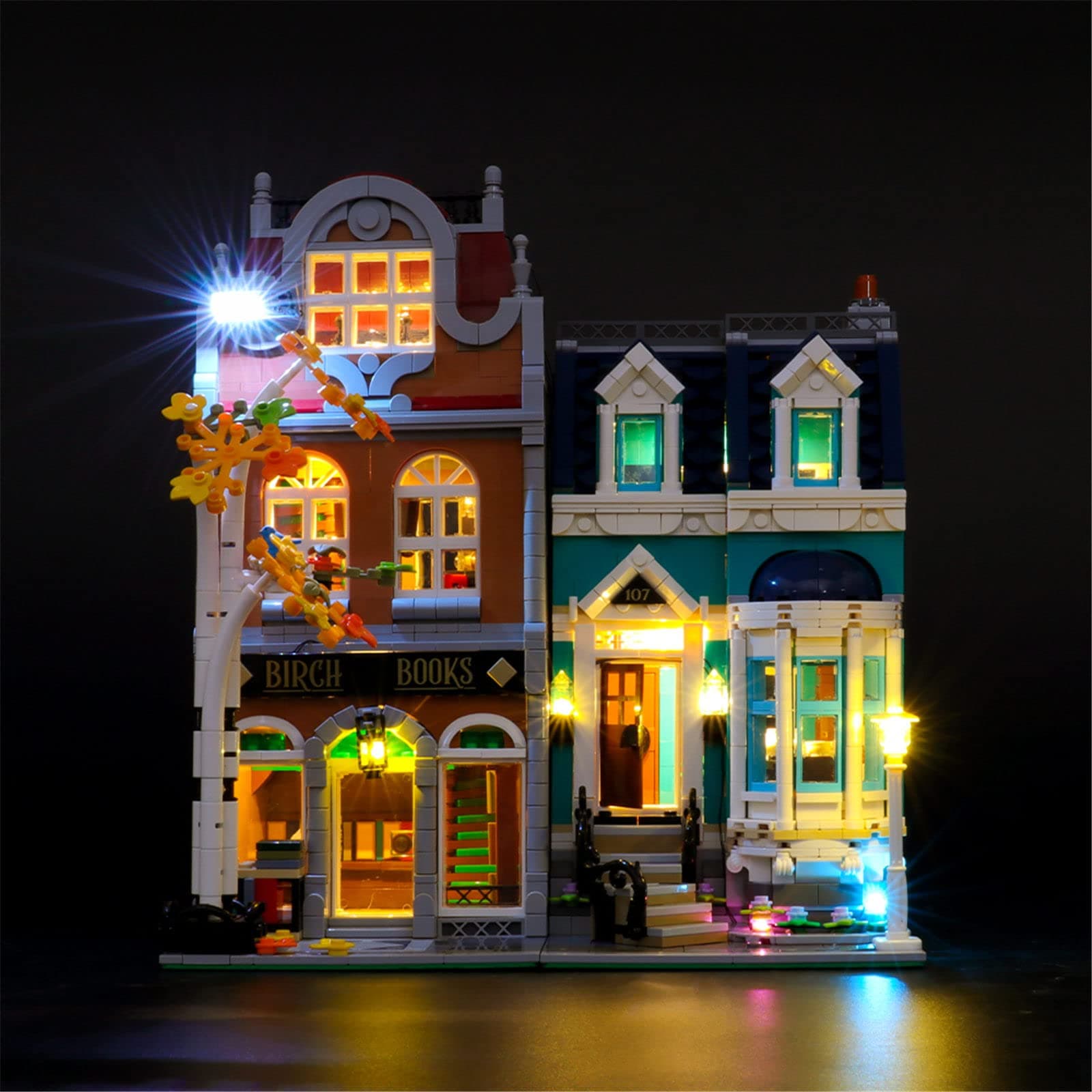 Light Set For (Creator Expert Bookshop Building Blocks Model - Led Light kit Compatible With 10270(NOT Included The Model)